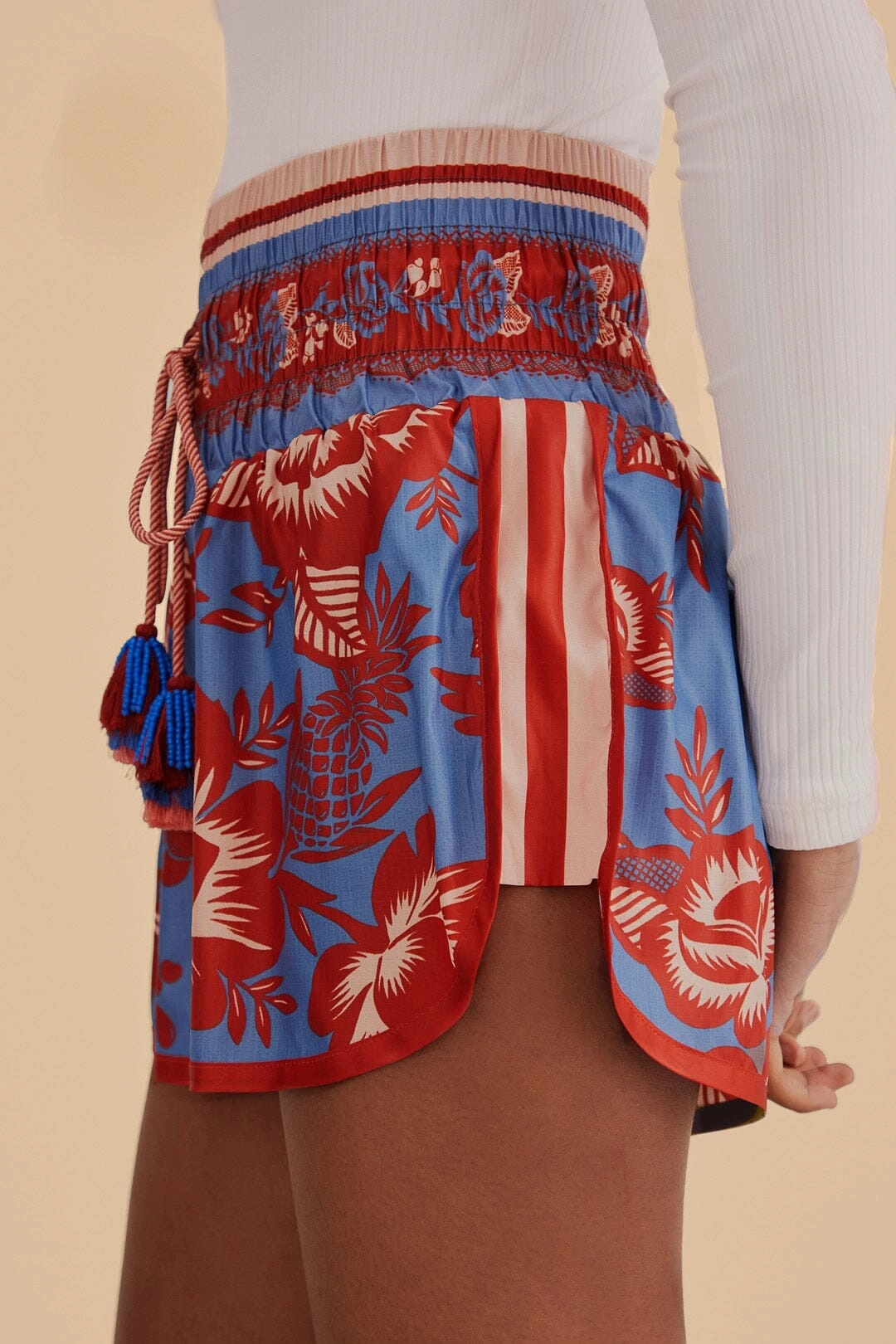 suit jacket Blue Lace Garden Nylon Shorts