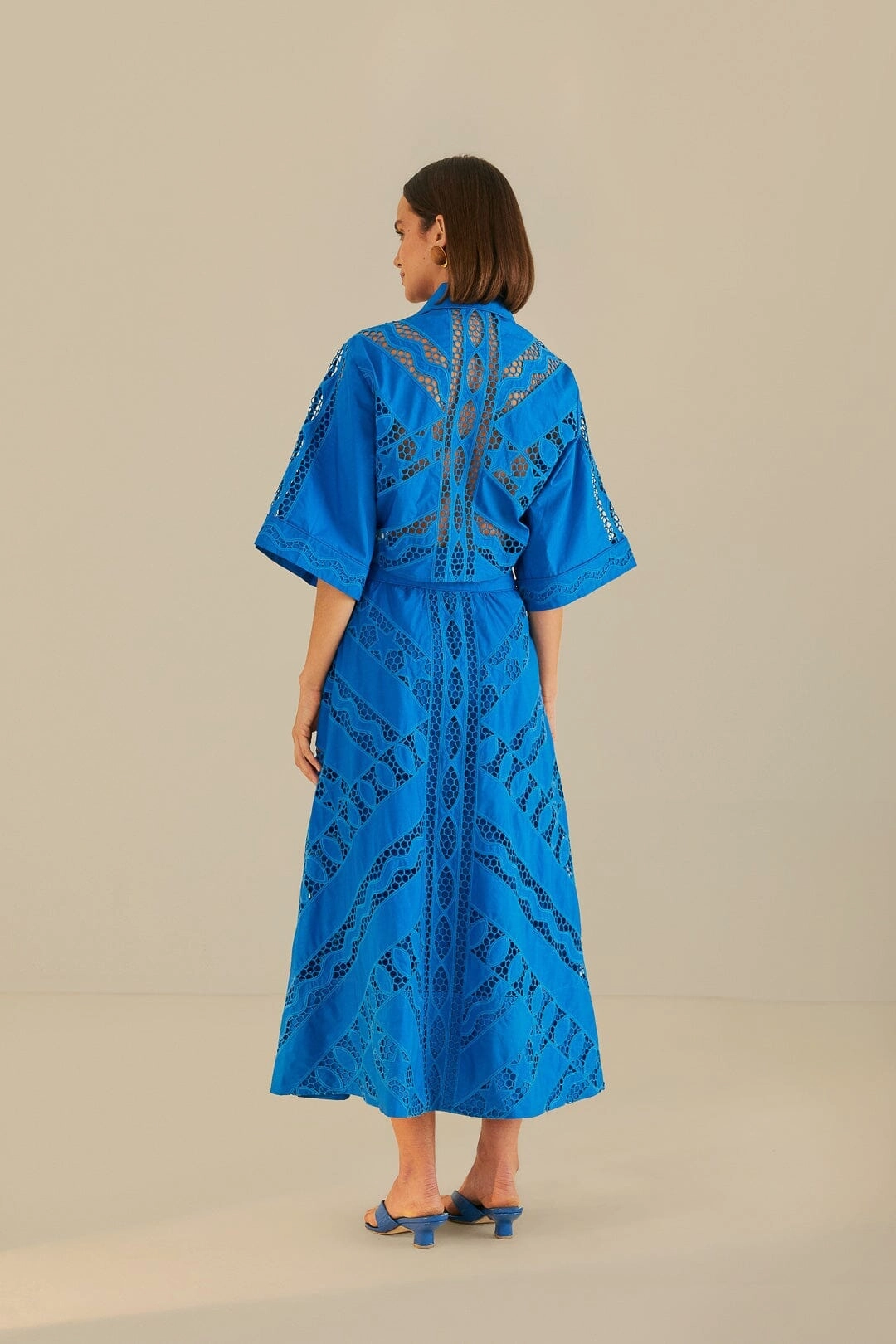 Blue Striped Richelieu Midi Skirt Outfit Moodset Cozy Outfit