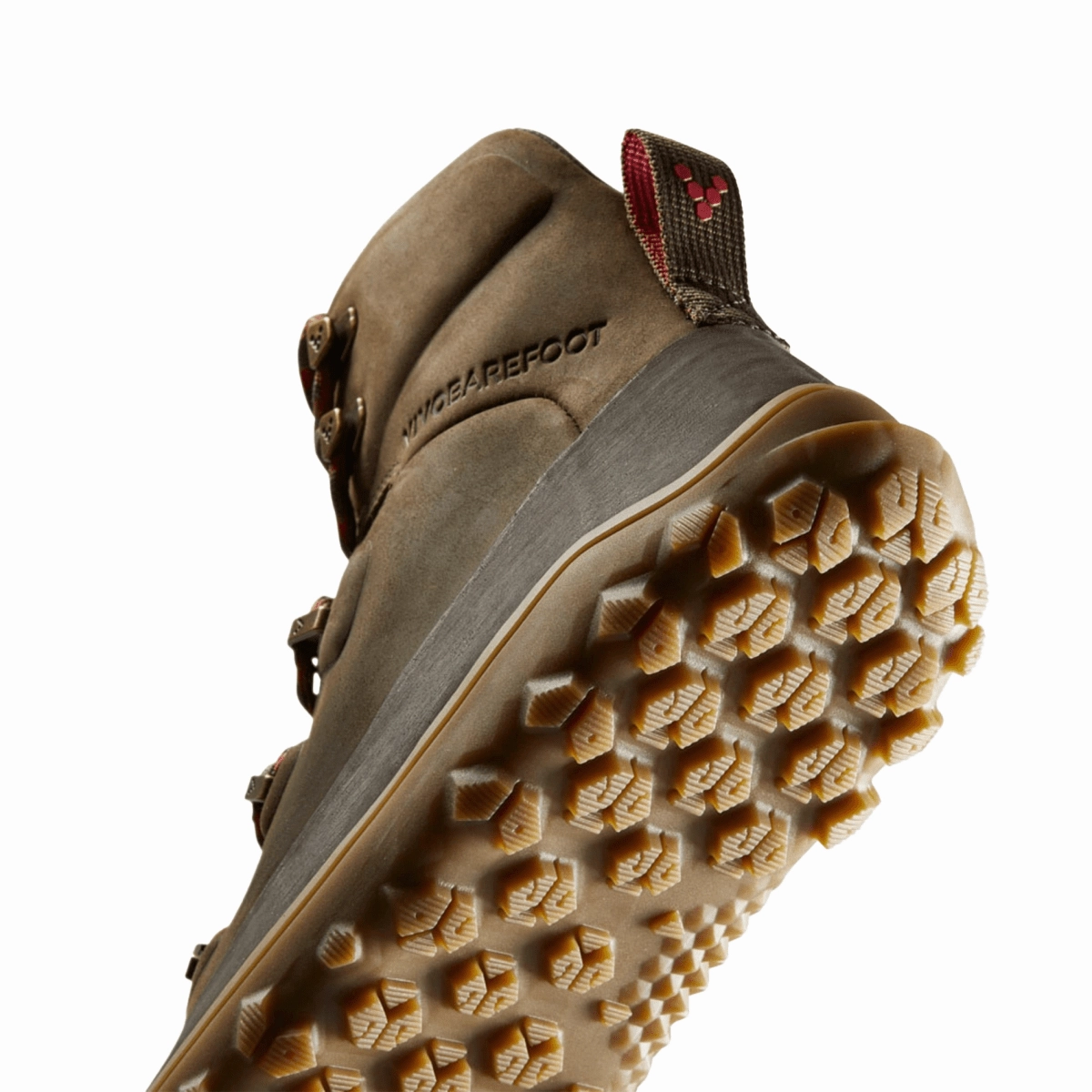Vivo Barefoot Men's Tracker Boot Bracken Waterproof Leather Open Mesh