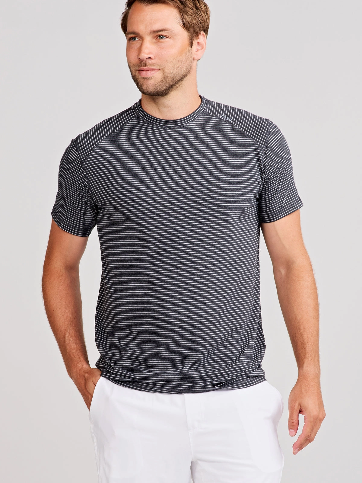 Carrollton Fitness T-Shirt - Mini Stripe Functional Wearable