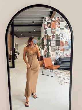 Emily Maxi Dress Brown City Mood