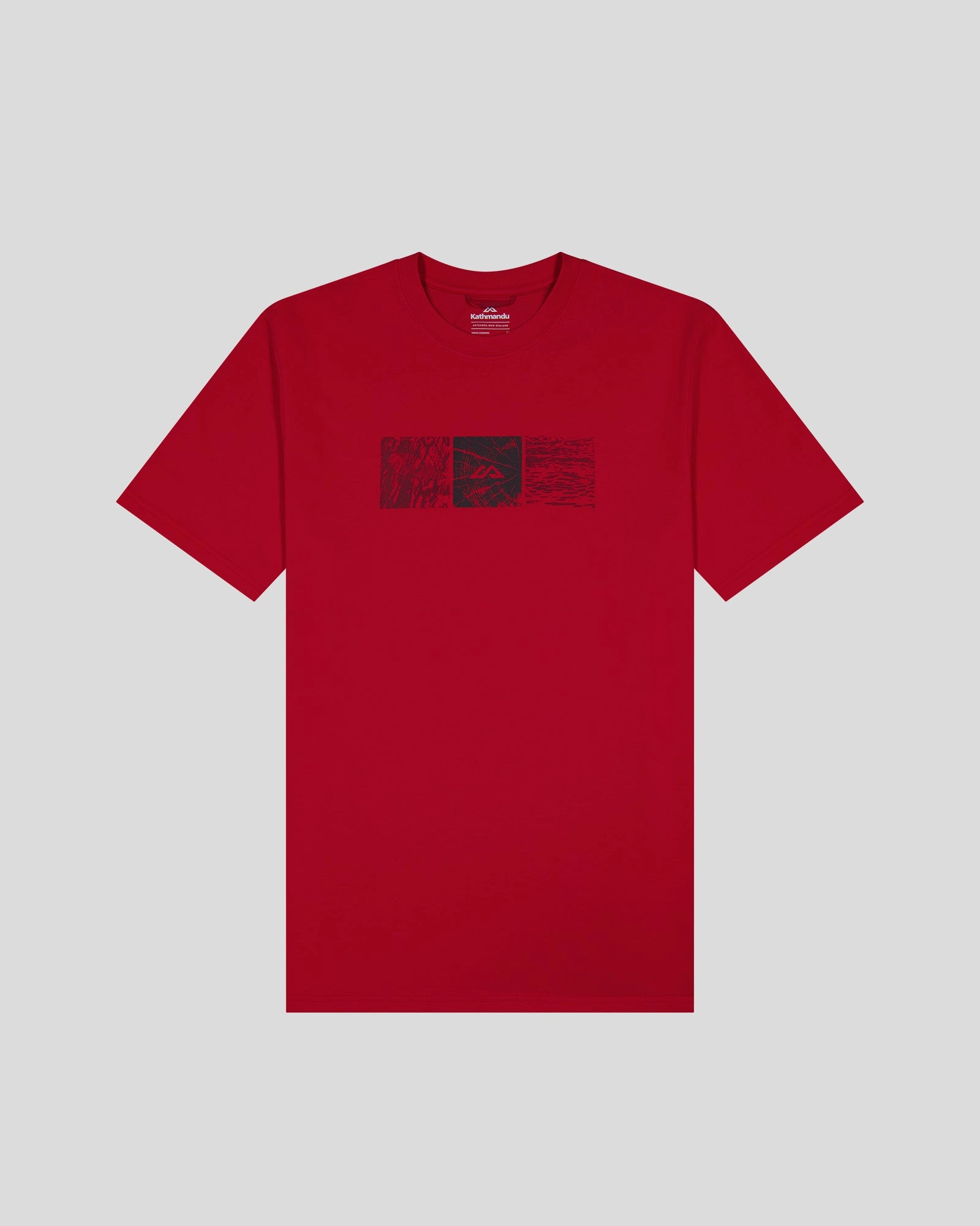 Comfy Stretch Fit Men's Photo Scape Organic Cotton T-Shirt - Spicy Chilli Pepper