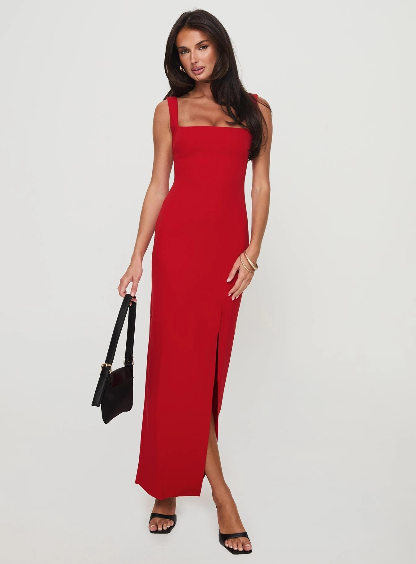 Fashionable Look Urban Touch Bombshell Maxi Dress Red