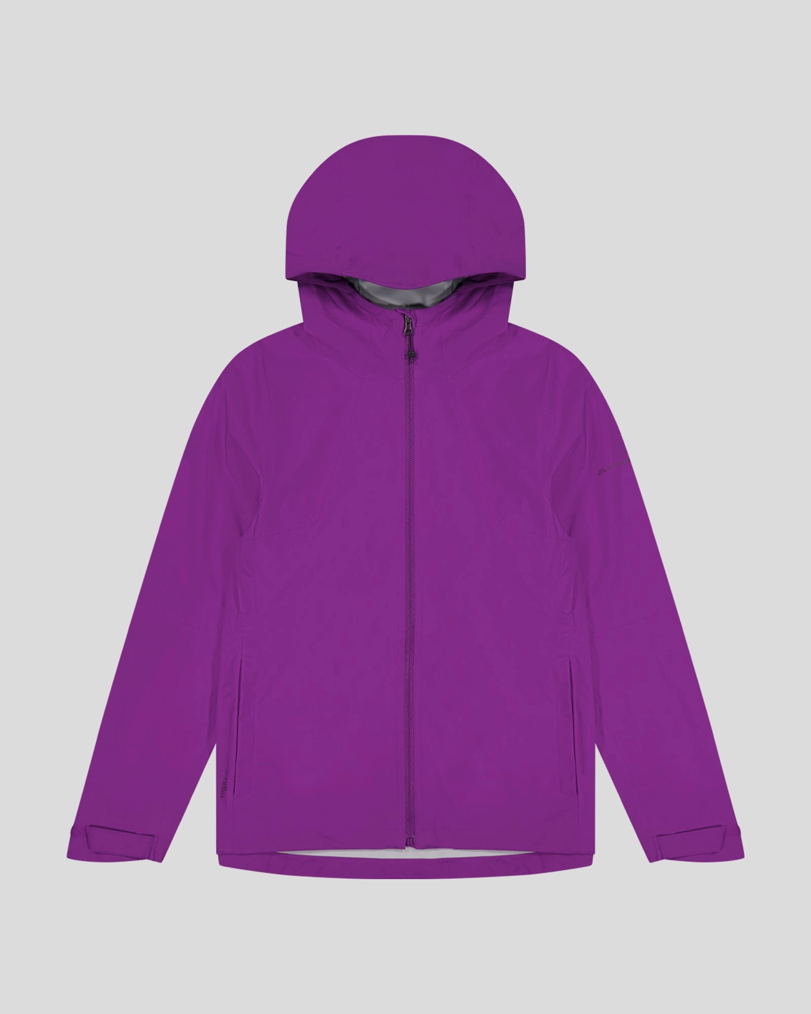 Women's Trailhead Stretch 2.5-layer Rain Jacket - Vivid Purple Hidden Ventilation Zones Fade Resistant Dye
