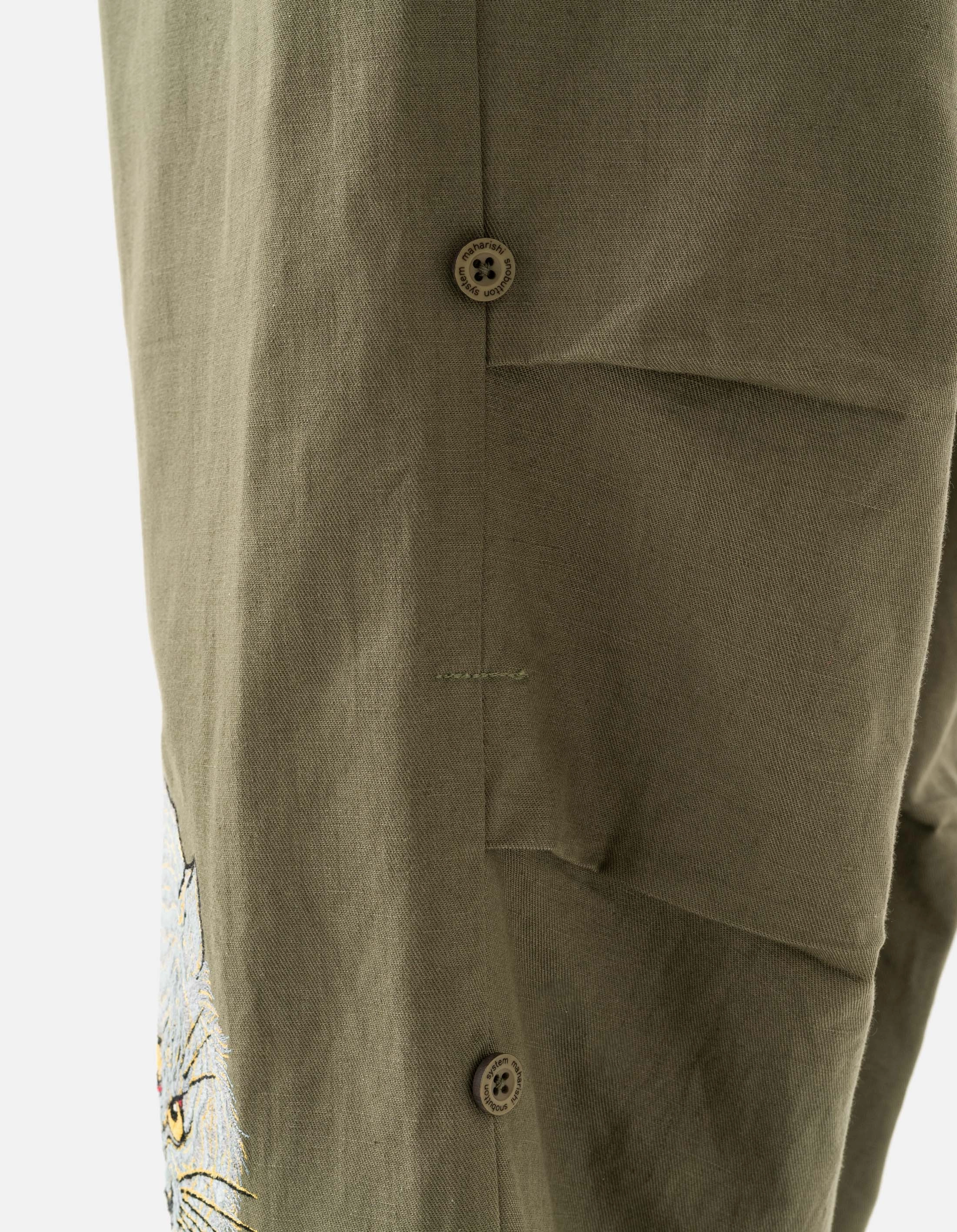 Water Resistant 7094 Sno Panters Embroidered Loose Snopant? Olive OG-107F