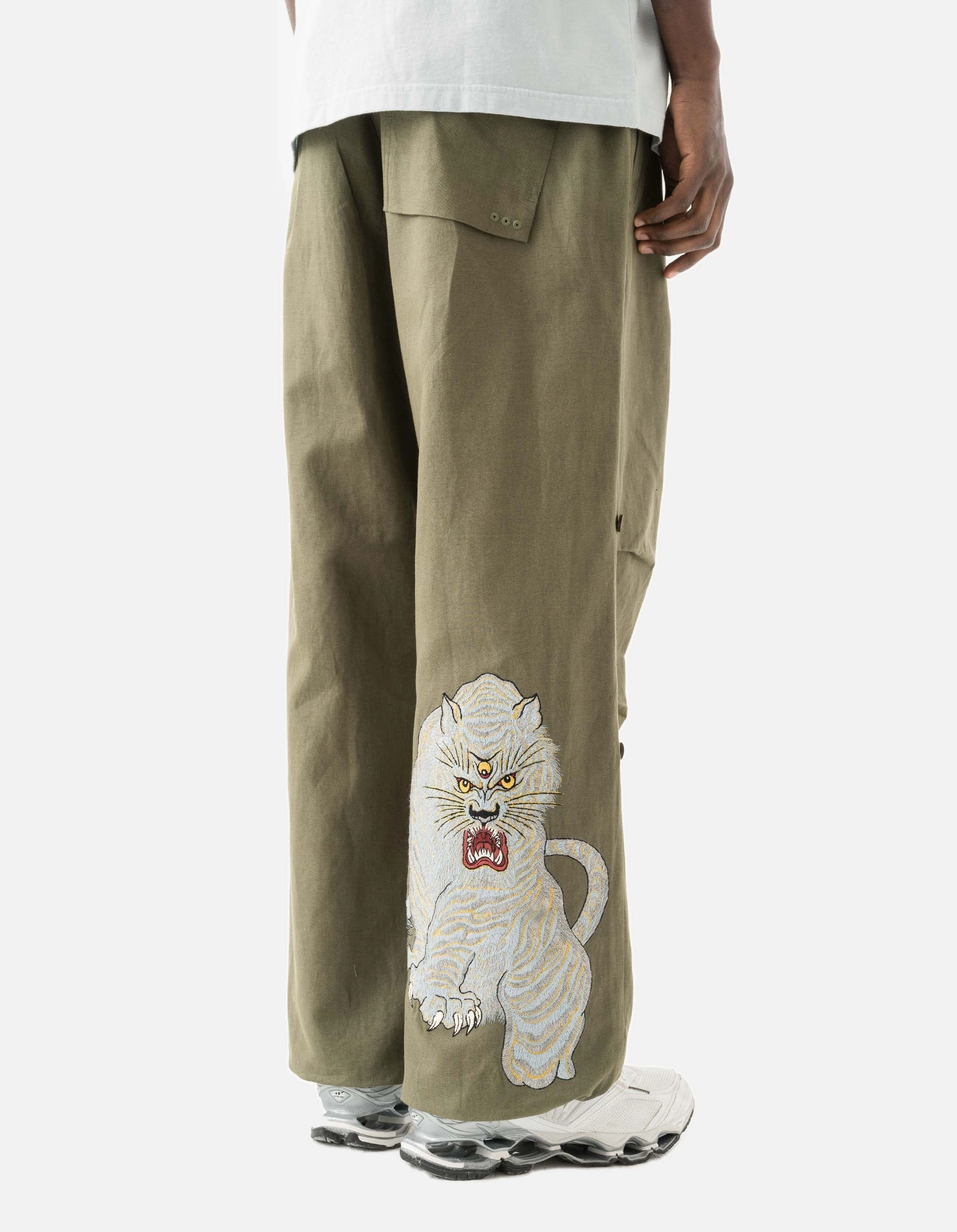 7094 Sno Panters Embroidered Loose Snopant? Olive OG-107F FrictionResistantEdging Sleek Design