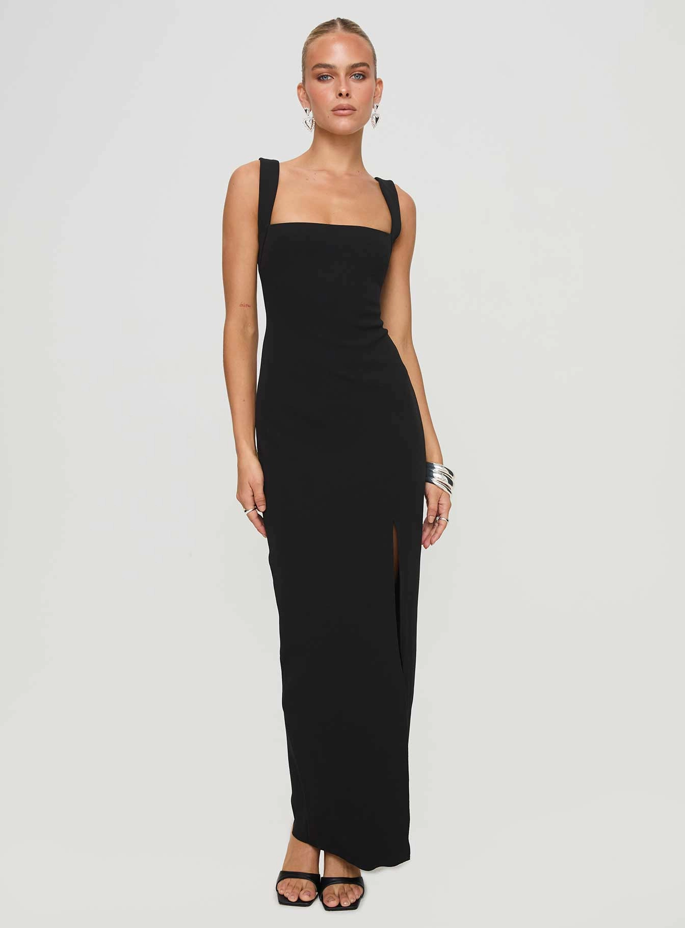 Air Beauty Night Appeal Bombshell Maxi Dress Black