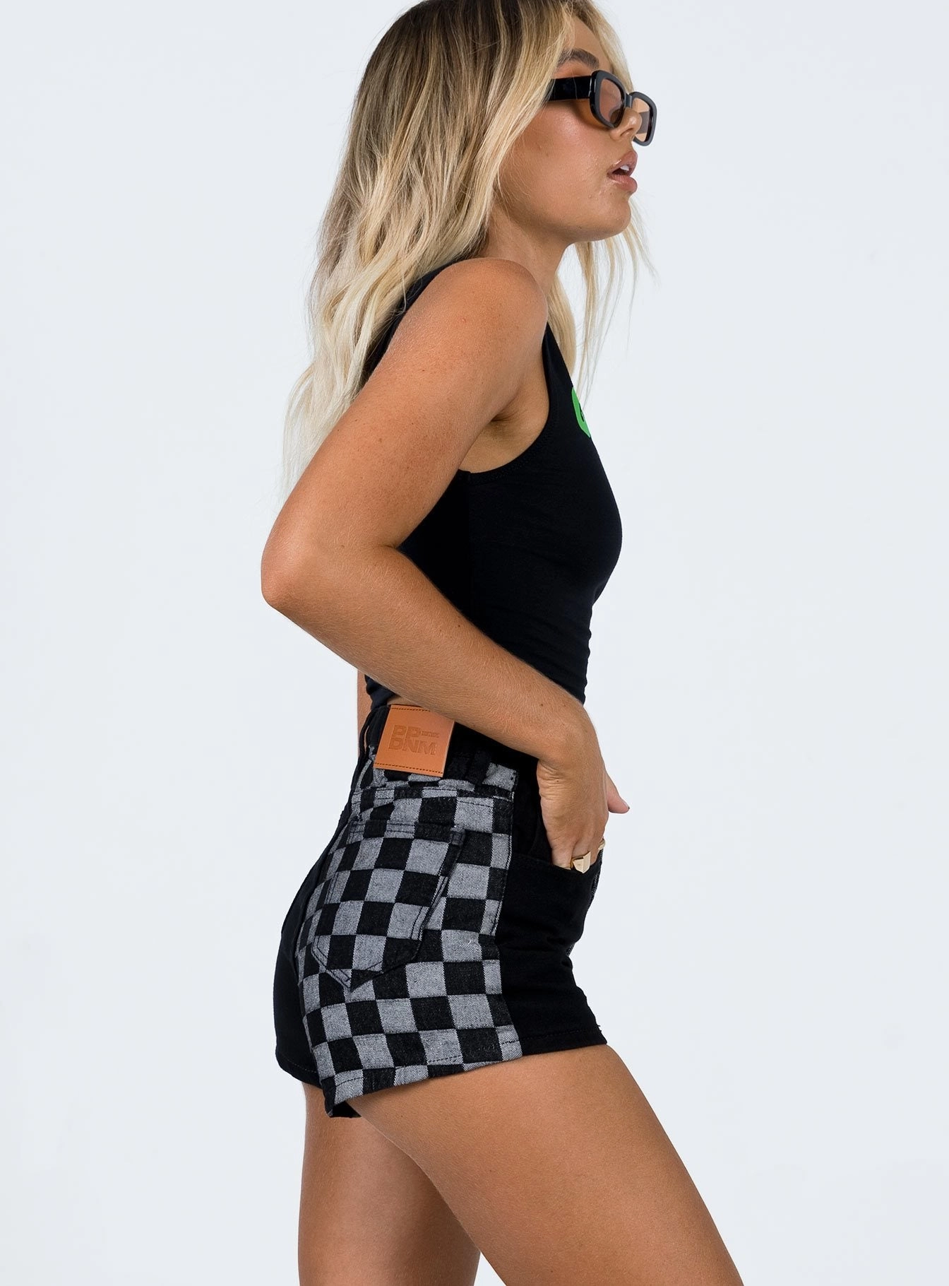 dress shorts Ciana Denim Shorts Black