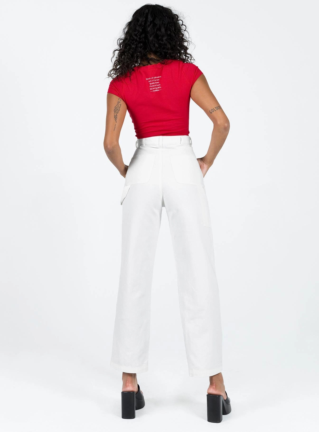 Dropouts Cargo Jeans White Workwear Ready