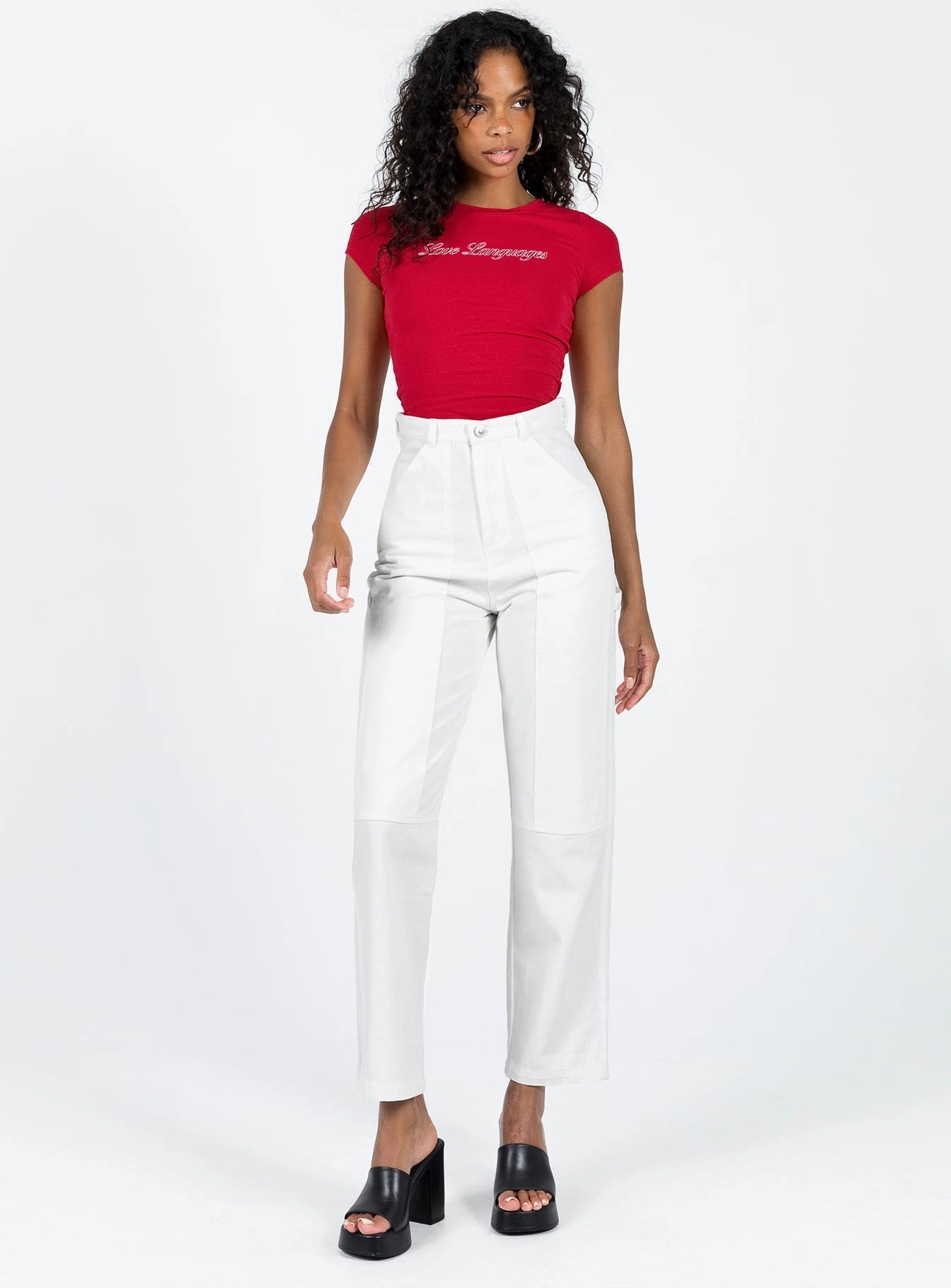 Dropouts Cargo Jeans White Style Match Premium Professional Wear Unisex Wear