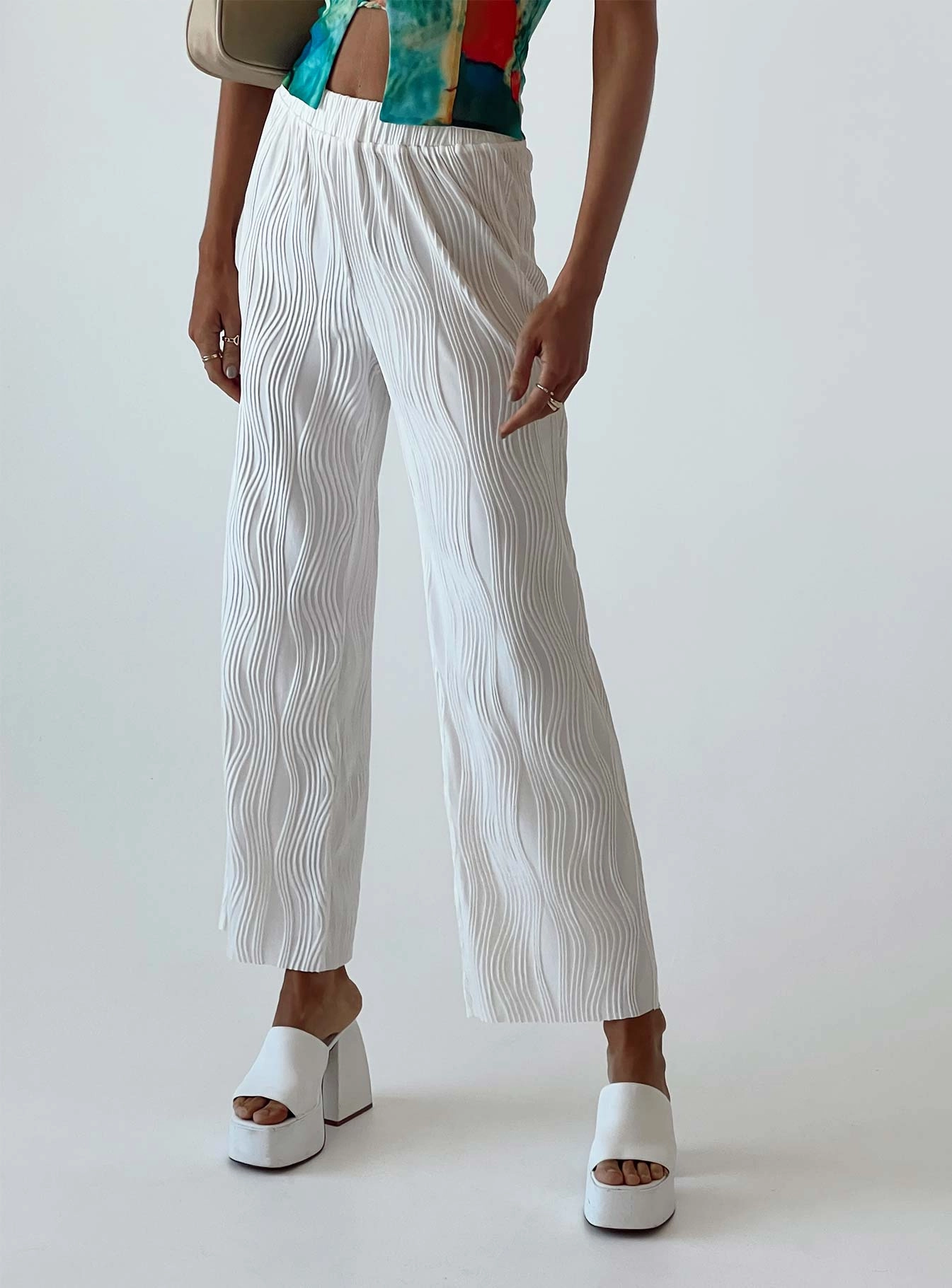 Bettina Pants Cream FlexibleMobility Smooth Fit Lining
