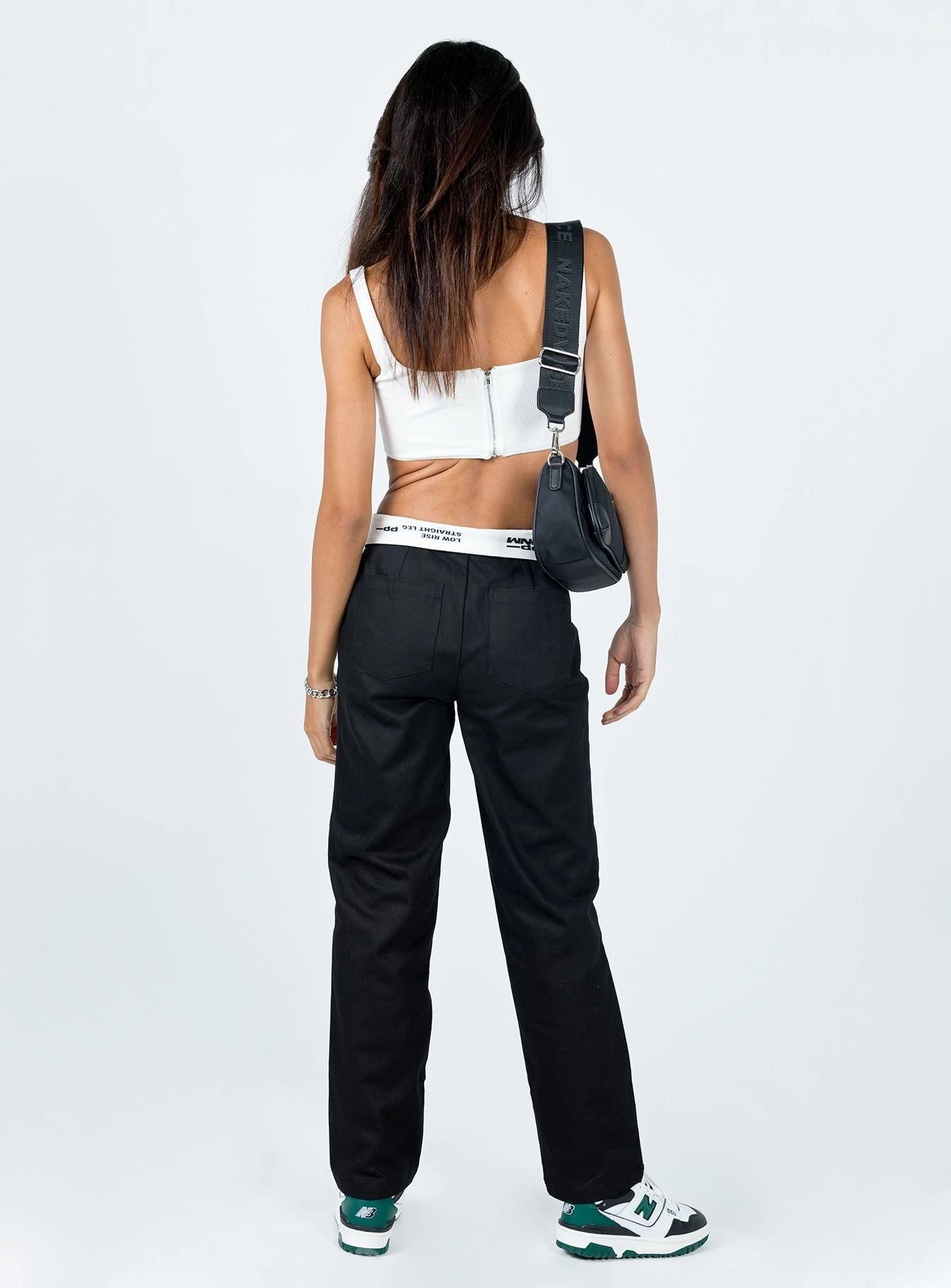 Dava Low Rise Pants Black Relax Mode
