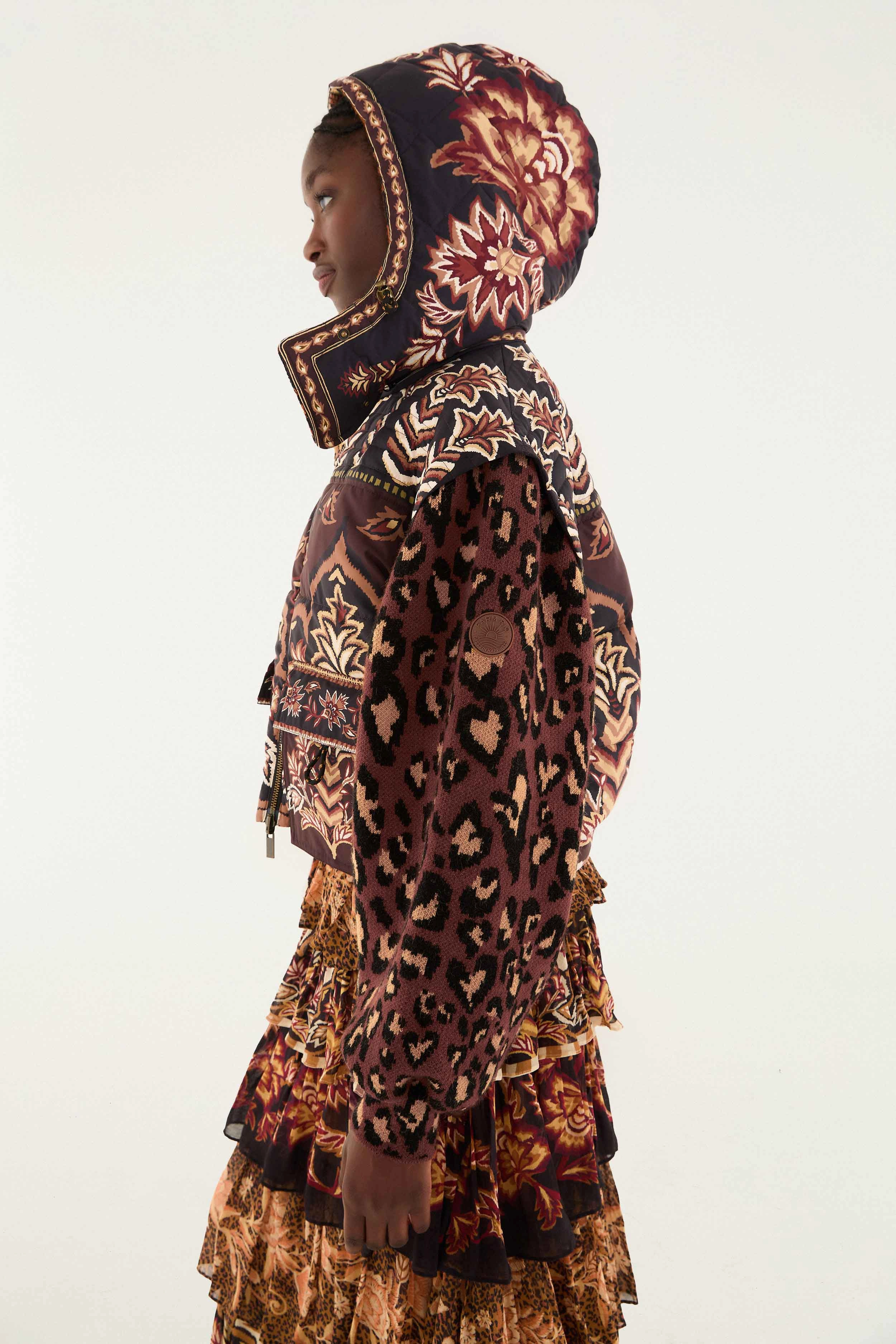 Brown Winter Ainika Puffer Jacket Daily Essential On The Go