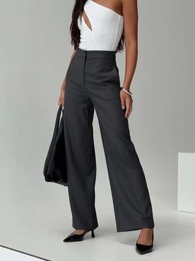 Ripped design Burnette Pants Slate