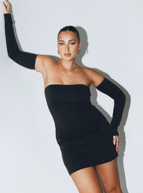 Ramona Mini Dress Black NonSlipClosure