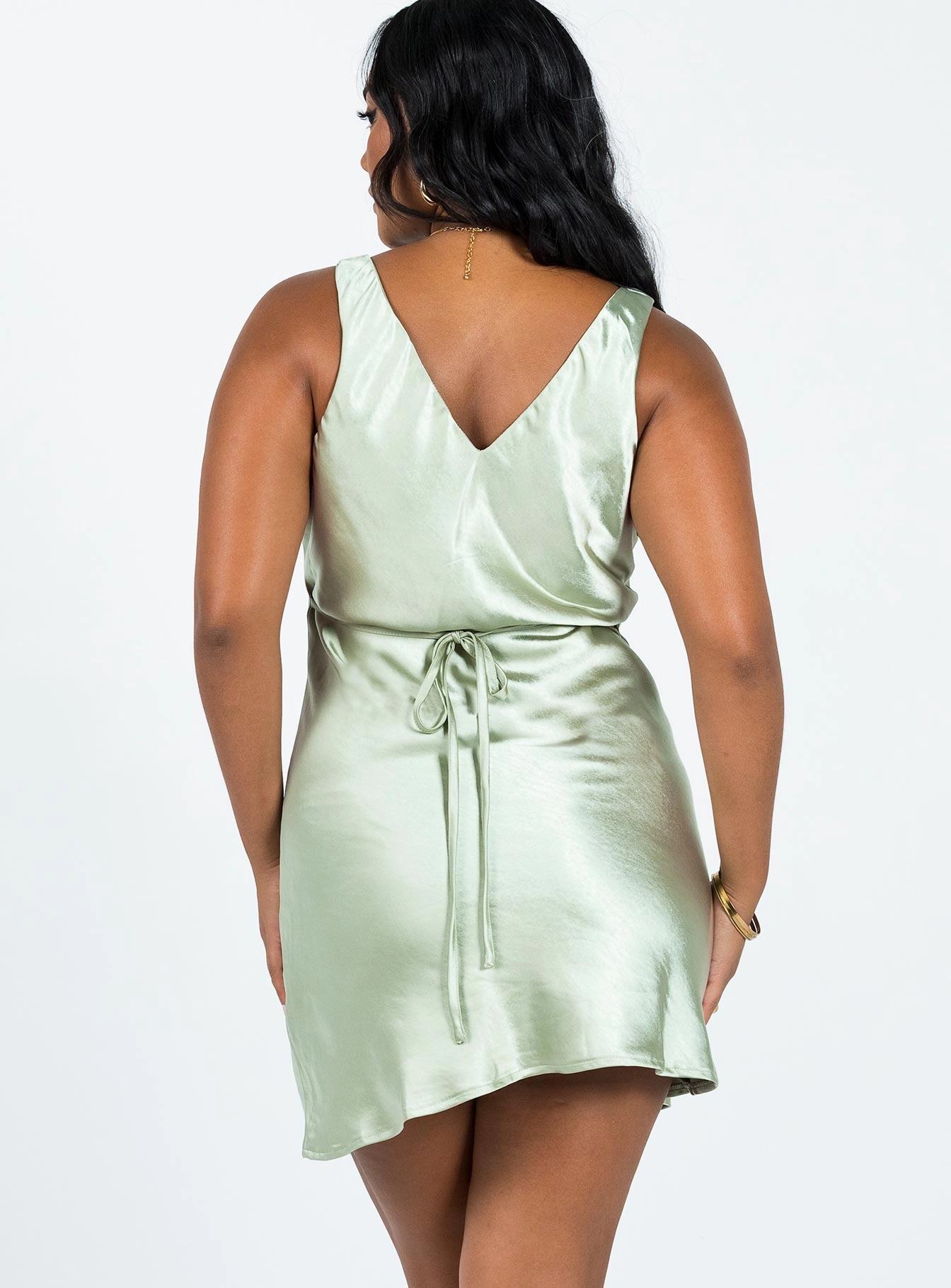 Elegant evening wear Norma Mini Dress Green