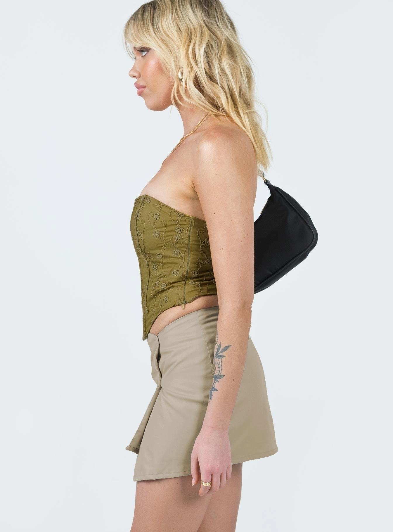 Fashion Tones Motel Rhory Skirt Oat