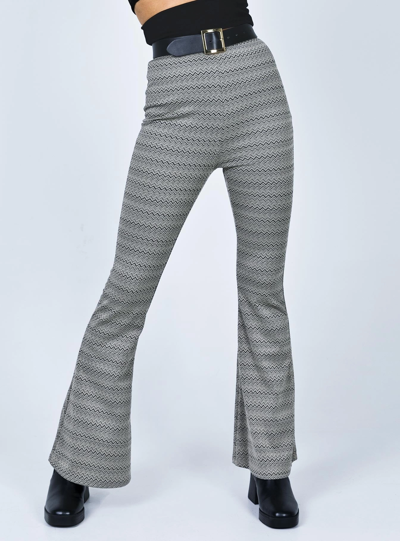 Cabo Pants Grey Flexible Look Weekend Style