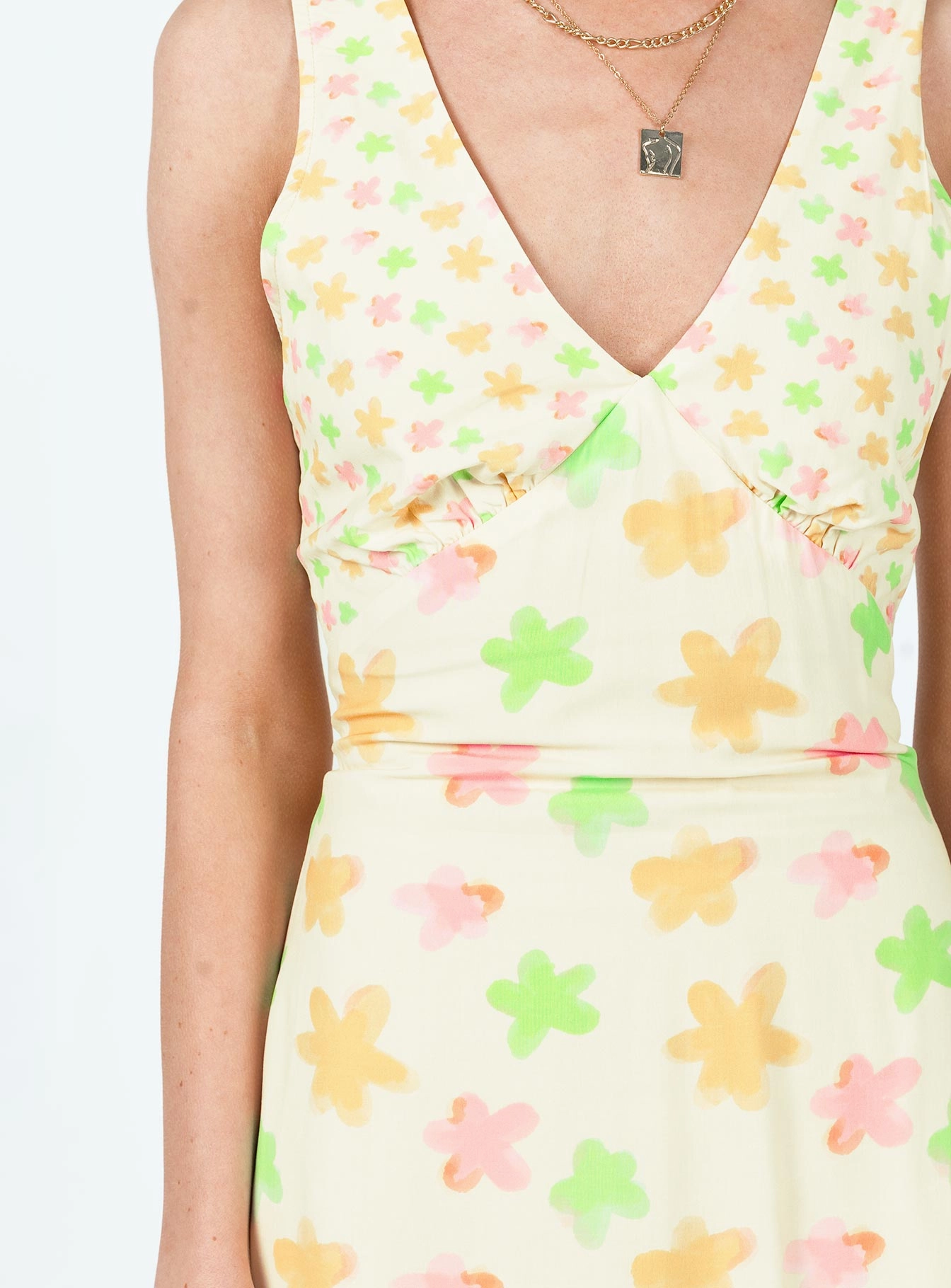 Calan Mini Dress Spliced Floral Fashionable Fit Easy-Storage