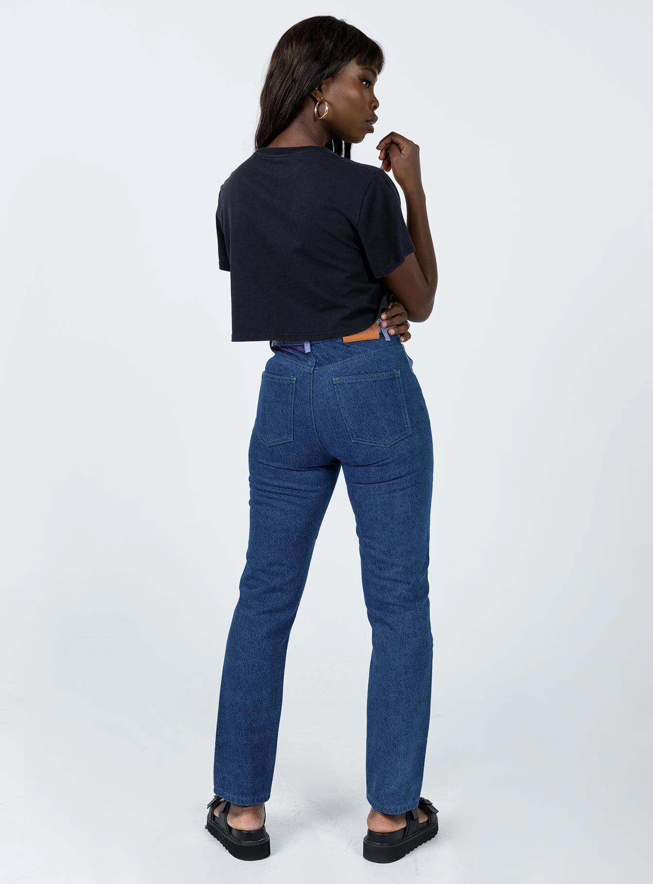 Smart Casual Modern Rainy Day Wardrobe Staple Cameron Denim Jeans