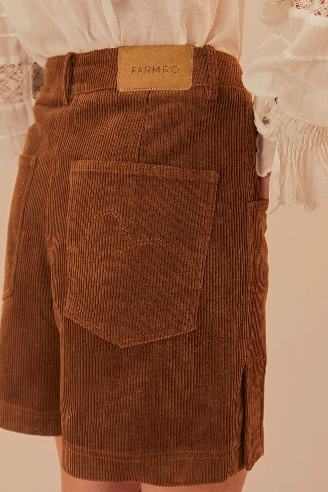 Caramel Corduroy Shorts Style Choice
