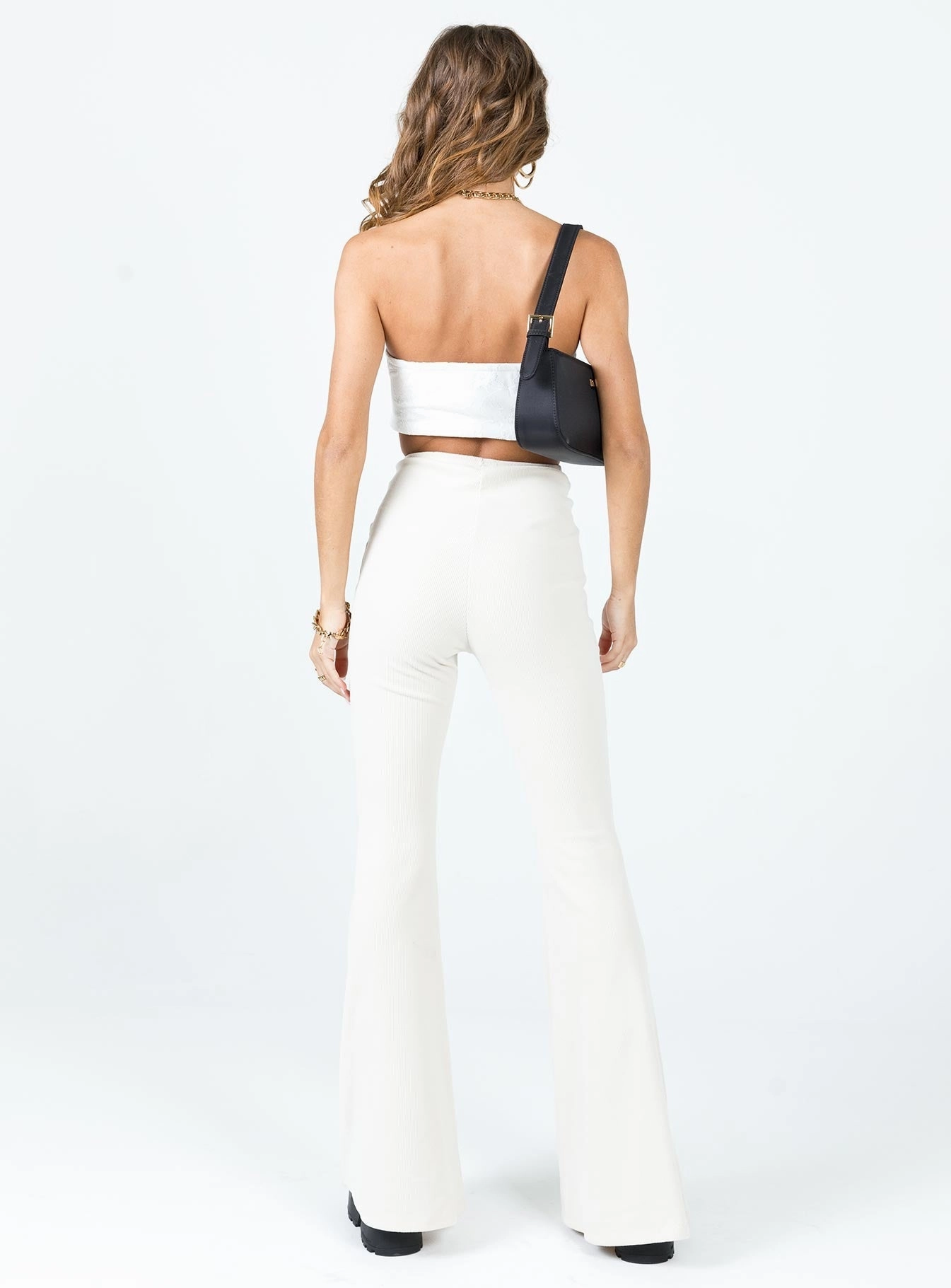Carolina Pants Cream Comfortable Fit Wear Tangle Free Cuffs