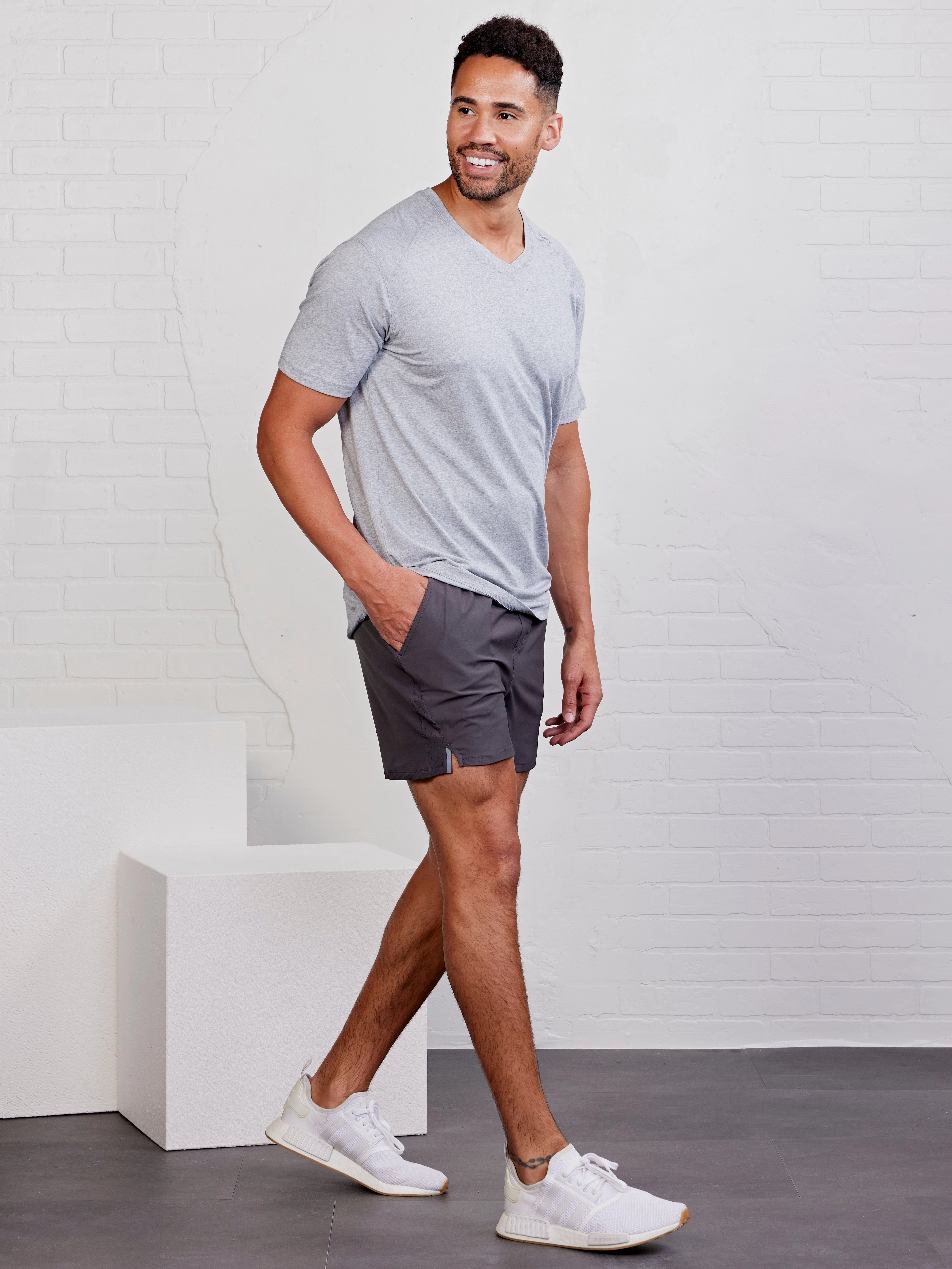 Carrollton Fitness V-Neck T-Shirt Effortless Wear Fit Cool and Chic