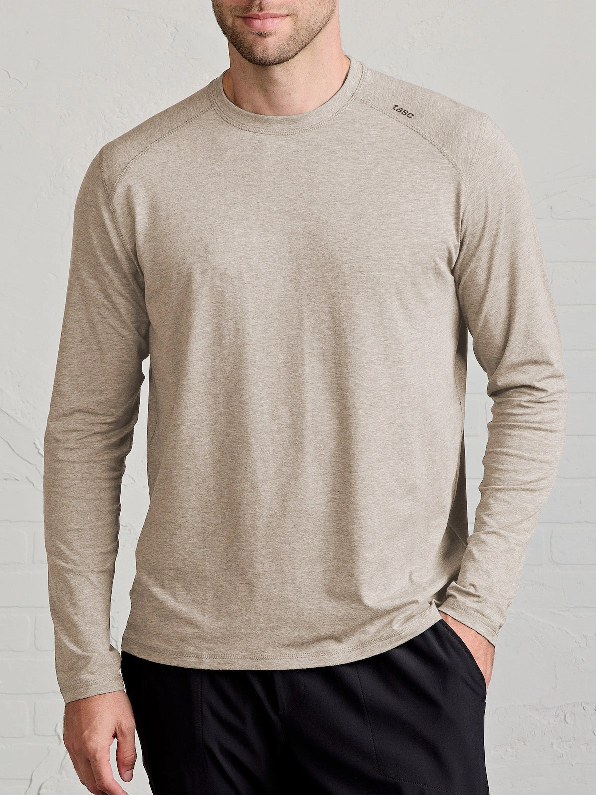Carrollton Long Sleeve Fitness T-Shirt SubtleTexture