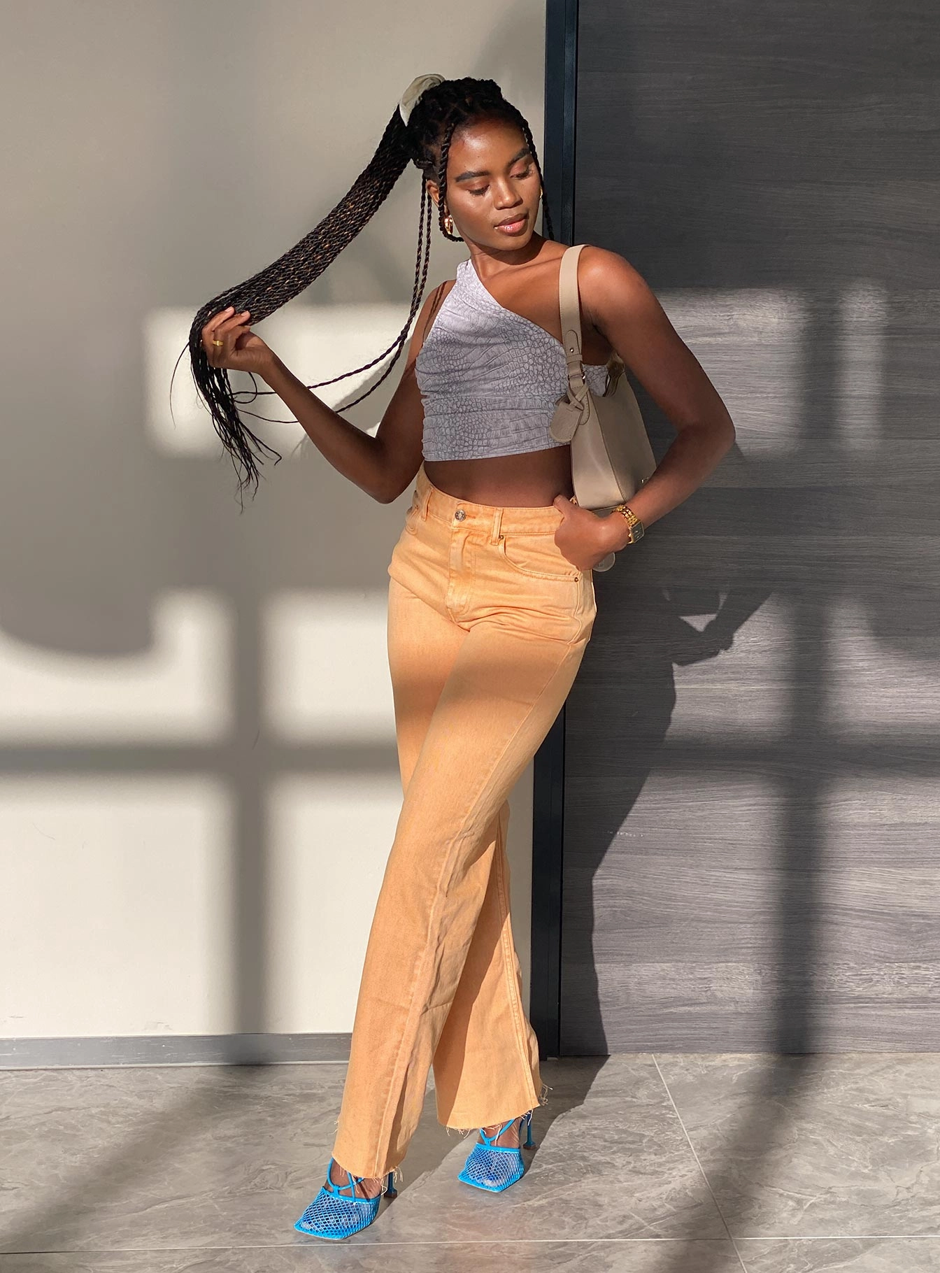 Modern Look Carter Denim Jeans Orange