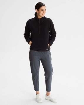 Retro Ridge 200 Women's PrimaLoft Pullover - Black Plush Interior Chill Ready