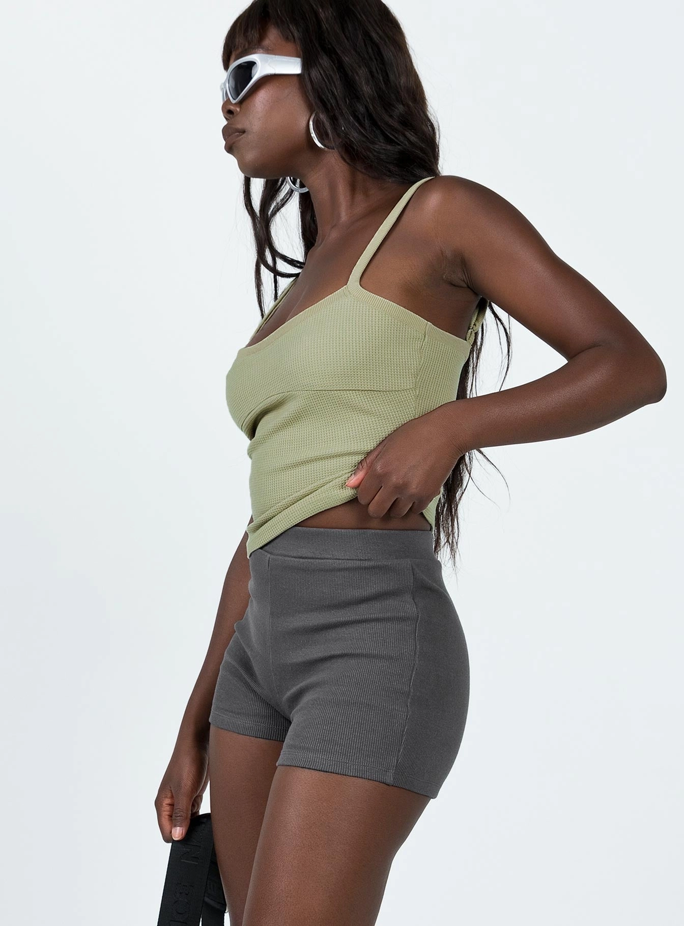 Bailey Bike Short Slate Non Restrictive Fit