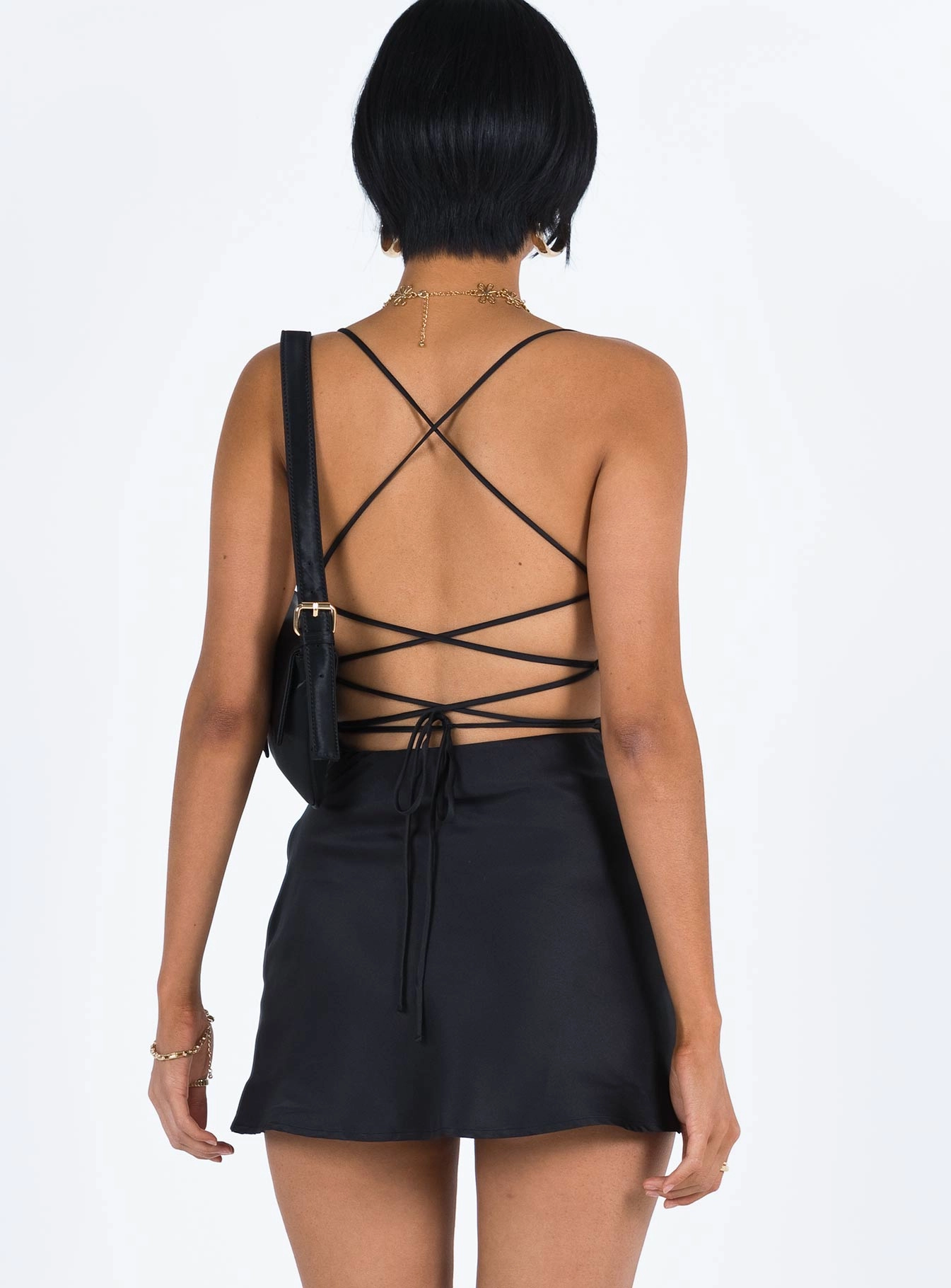 Celena Mini Dress Black Smart and Polished