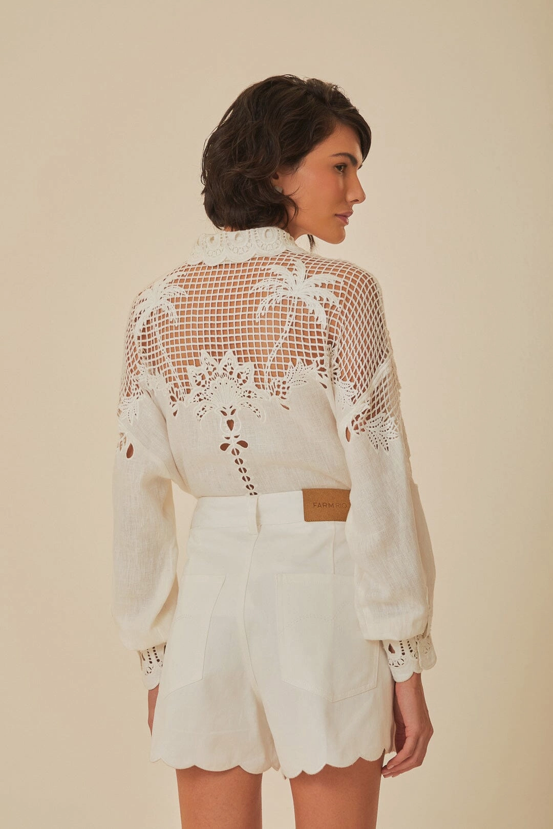 Richelieu Embroidered Shorts Extended Inseam Options
