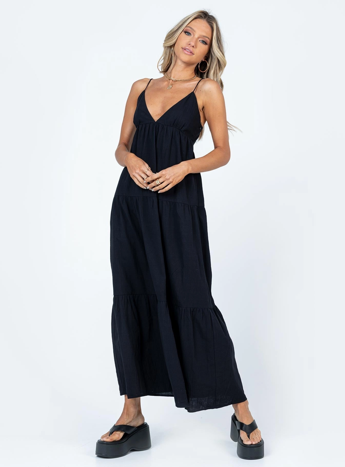 Chelsea Maxi Dress Black Body Positive