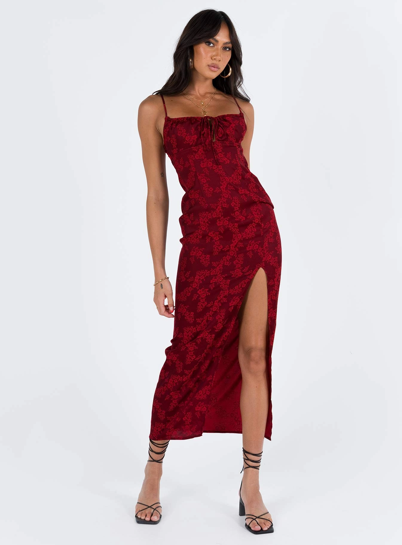 Day-To-Night Wear Noda Maxi Dress Burgundy