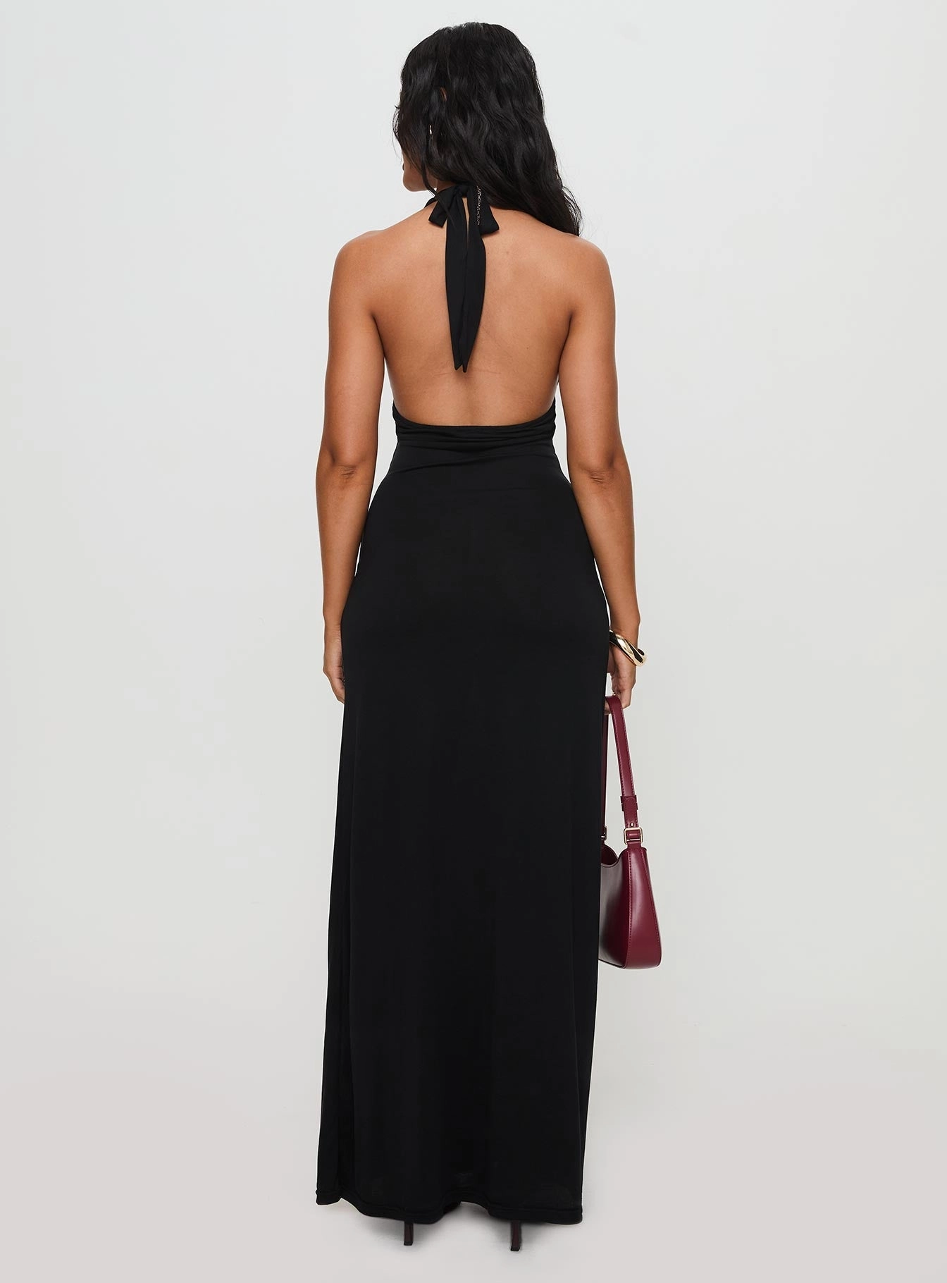 Chill Comfort Tinisie Maxi Dress Black