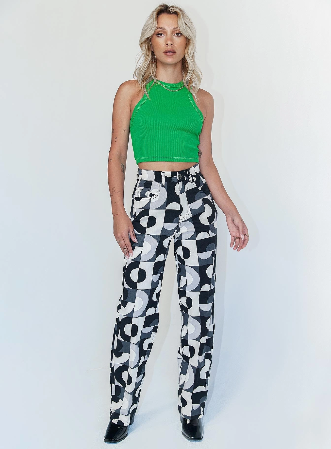 Motel Parallel Jeans Retro Optic Spot Modern Look Fast Match