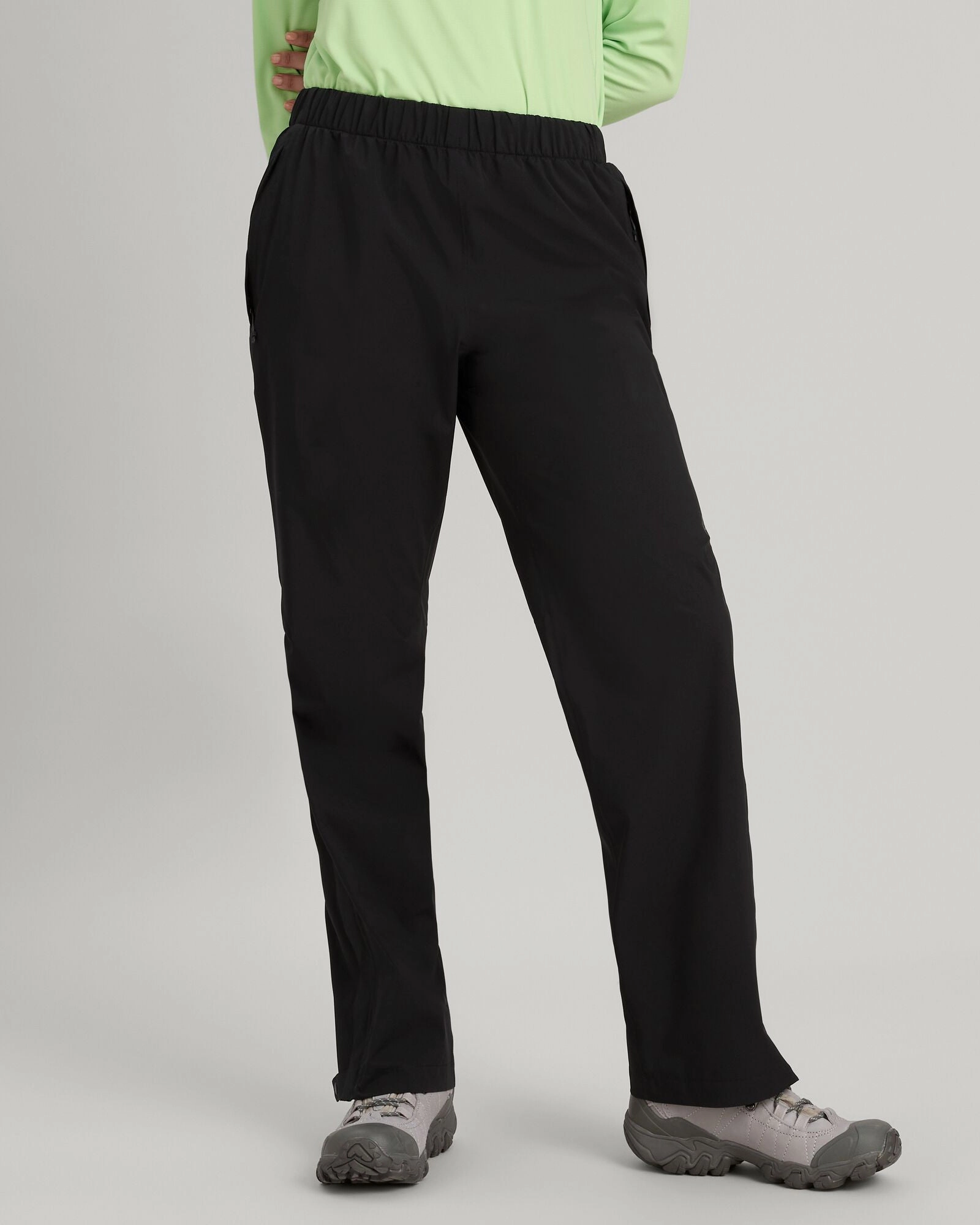 Women's Trailhead Stretch 2.5-layer Rain Pants - Black Stingray Stretch Ready Modern Waist