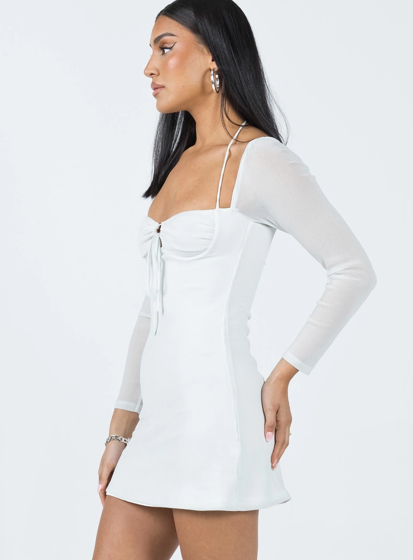 Stassie Mini Dress White Chilly Wear Fresh Form