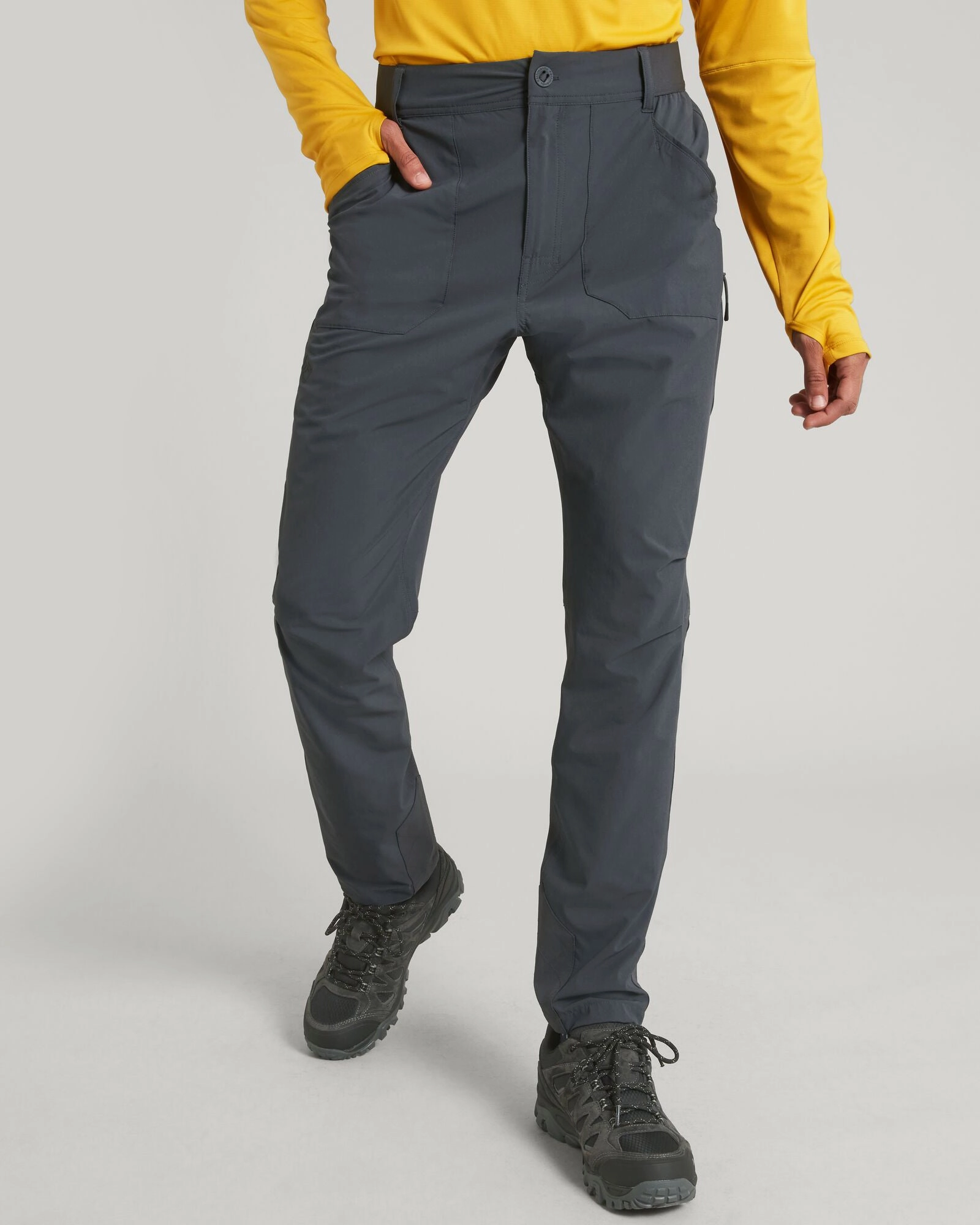 Active Performance Stretchy Waist Men's ULT-Hike Pants - Graphite