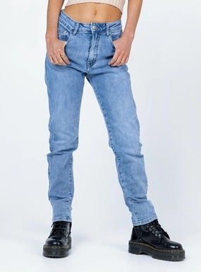 Rainy Day Vintage Lover Washington Straight Leg Denim Jeans