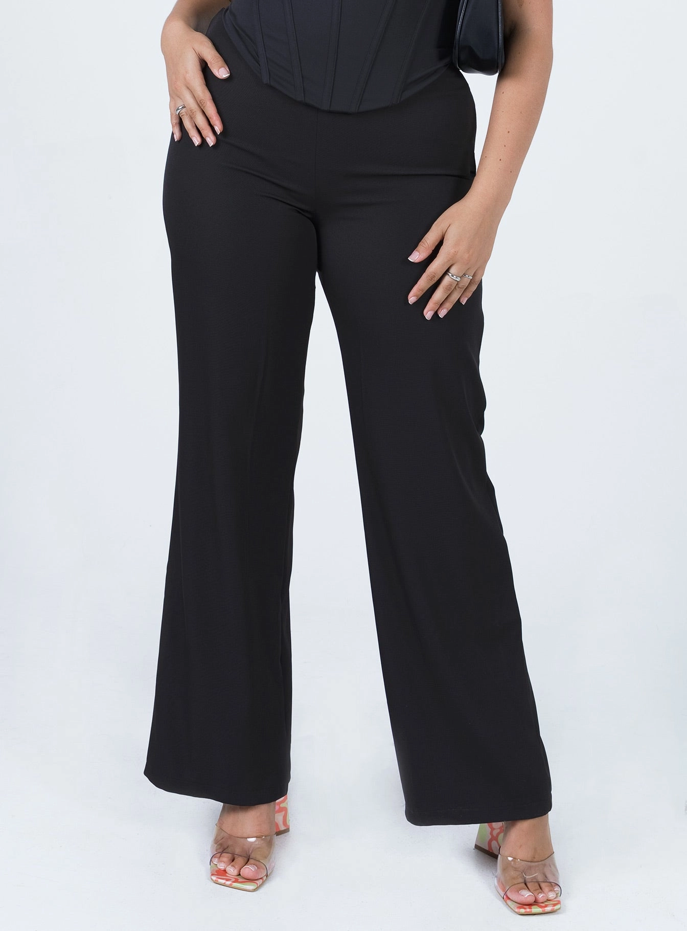 Christie Low Rise Pants Black SturdyBeltLoops