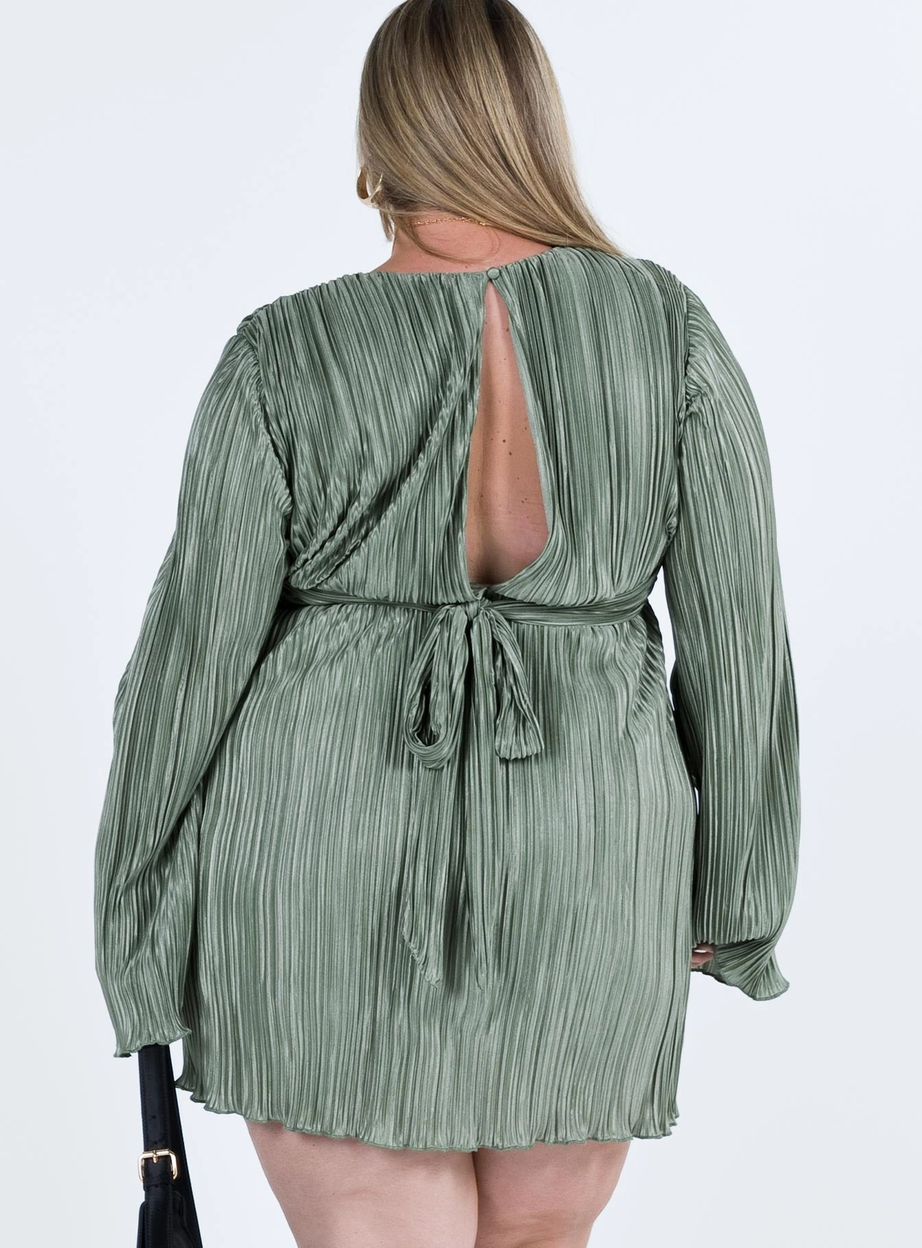 Cindie Mini Dress Green Curve Perfect For Any Occasion Field Fresh