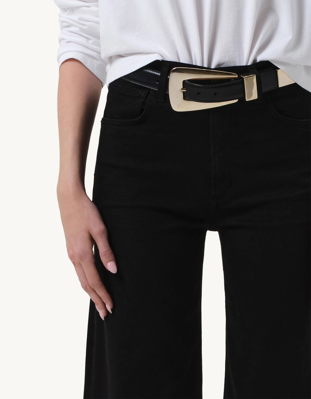 Citizens of Humanity Lyra Long Wide Leg Jean Spring Mood Brunch Outfit Formal All Season