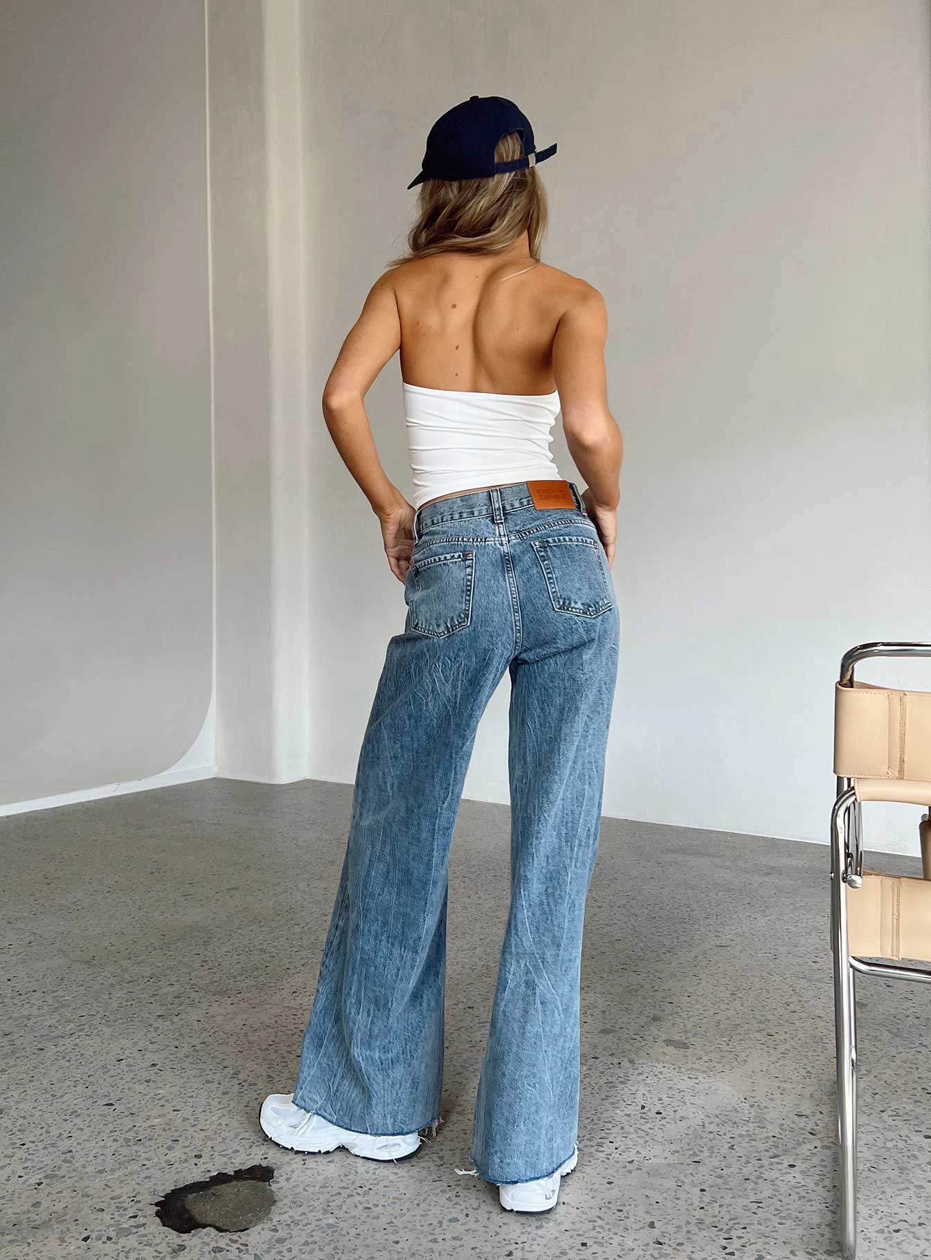 Clarke Low Waist Baggy Jeans Denim Trendy Sunny Vibes