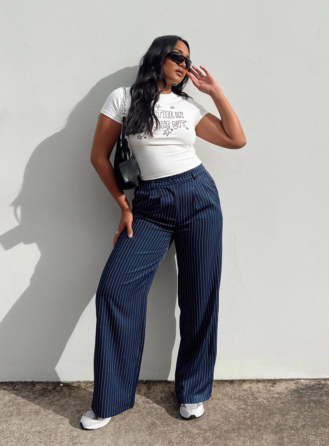 Lightweight Design Archer Pants Pinstripe Navy