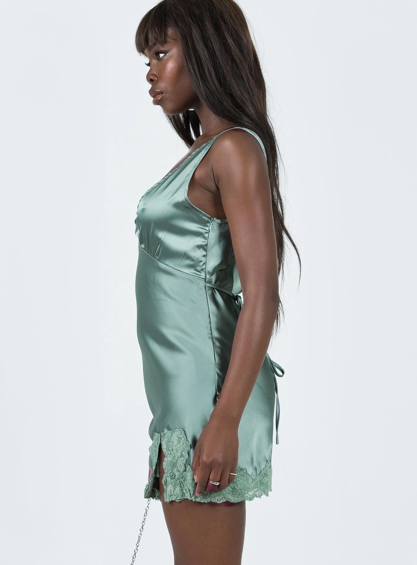 Grace Base Athenia Mini Dress Green