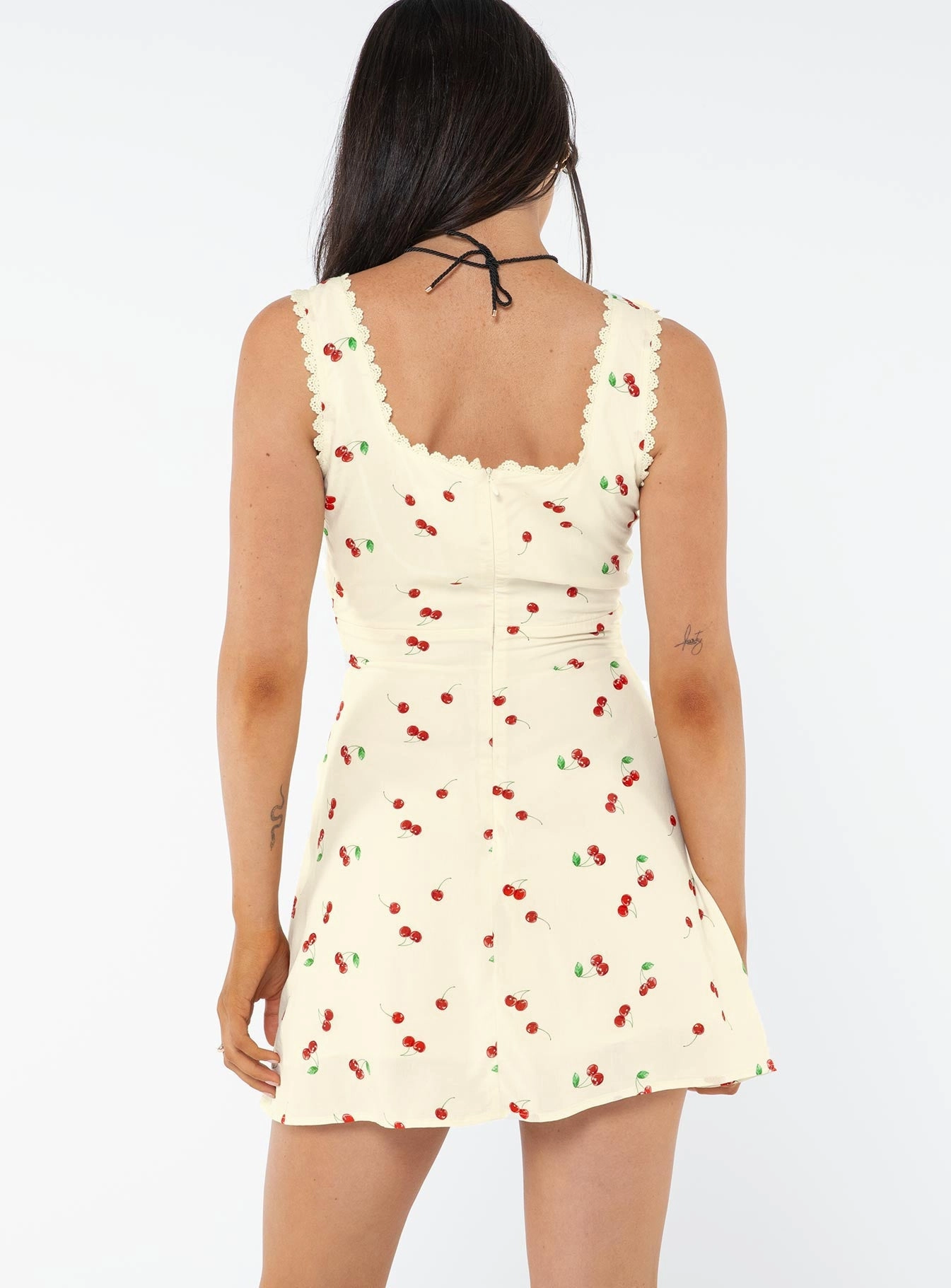Modern Comfort Dance Night Dasha Mini Dress Cherry