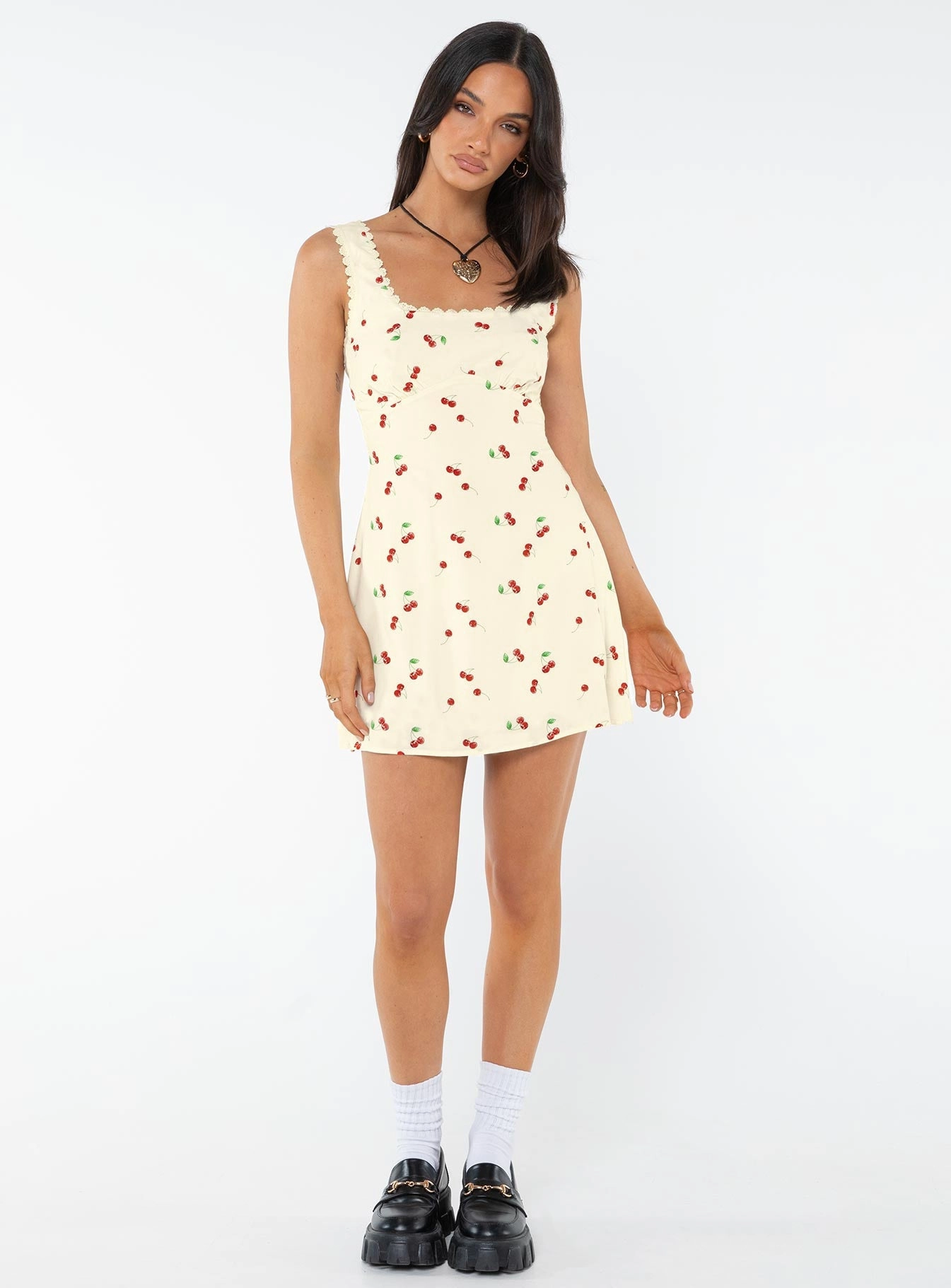 Sharp Edge Dasha Mini Dress Cherry