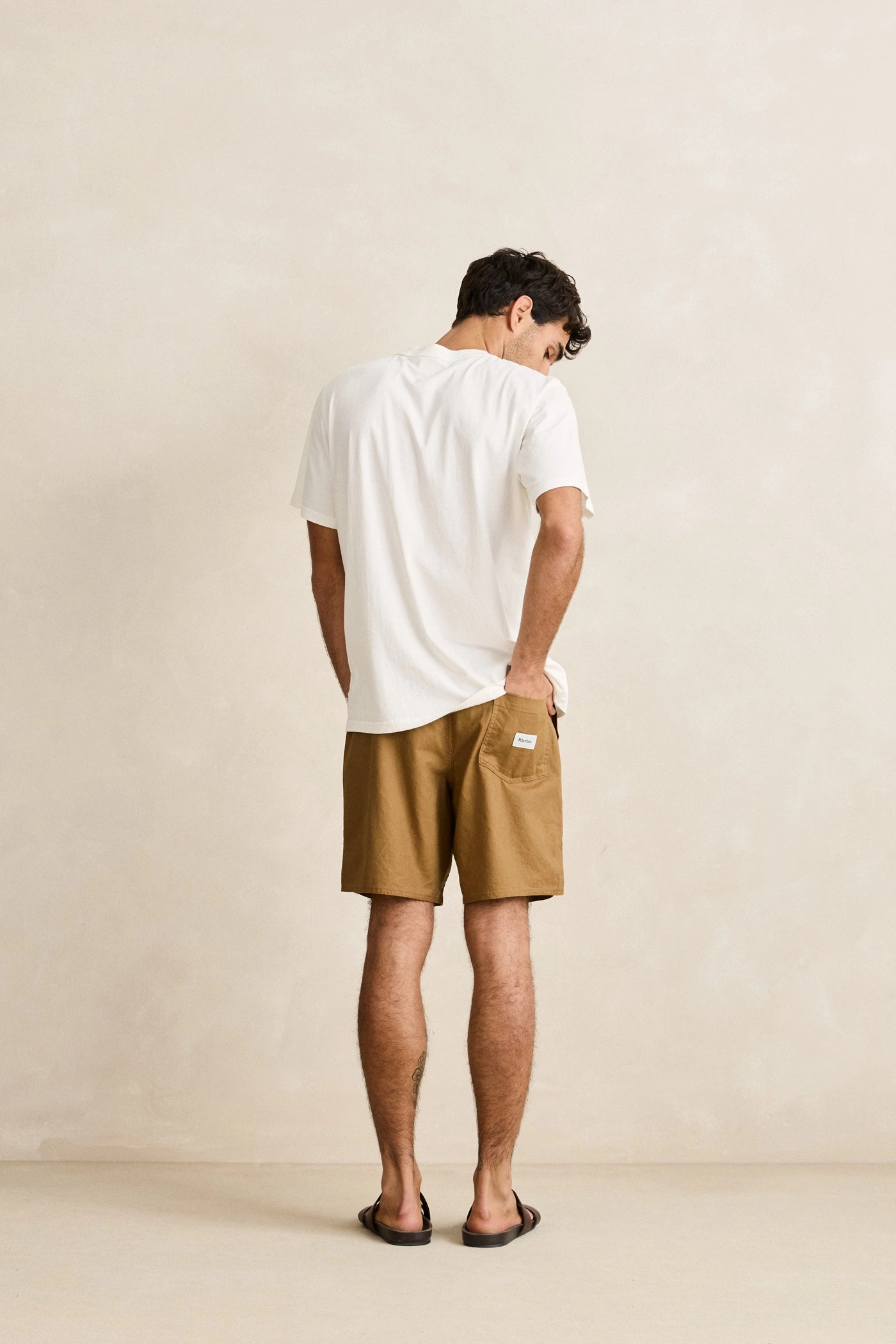 Quick Motion Stretch Fit Design Classic Linen Jam Ochre